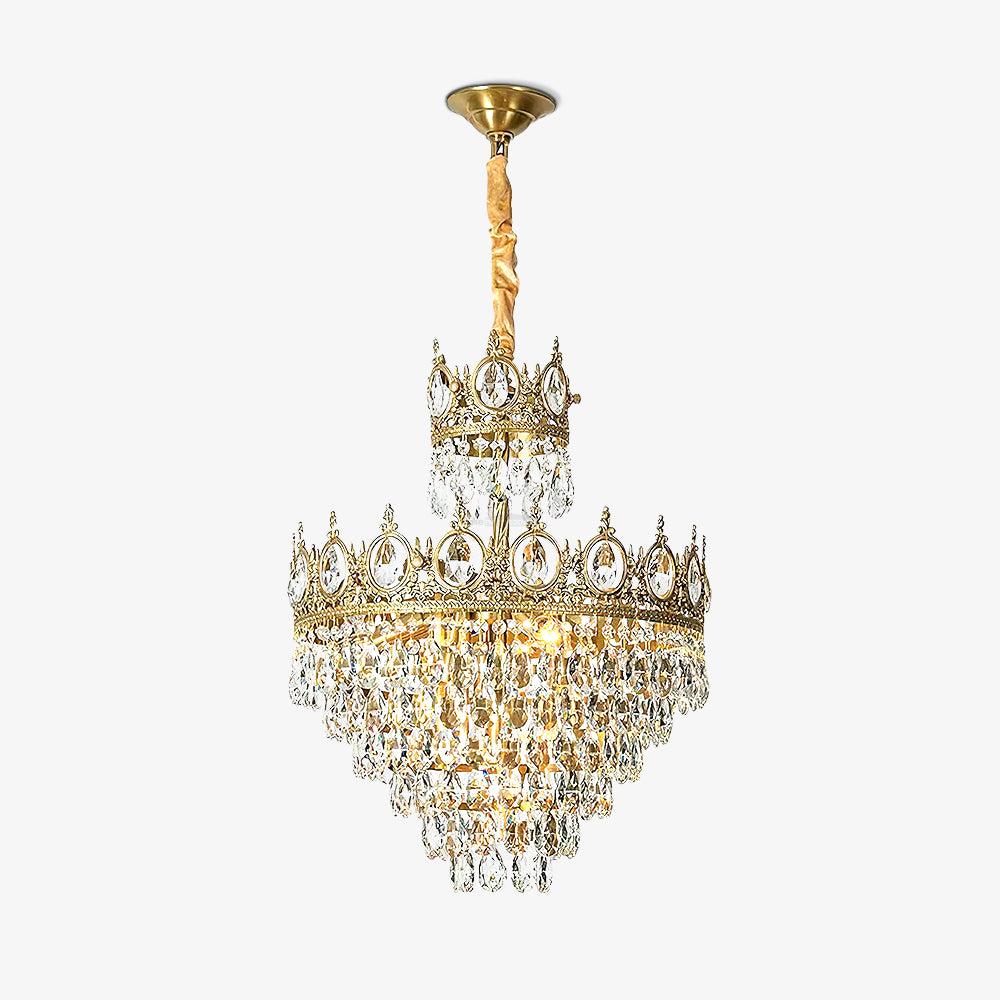 Vintage Crystal Chandelier - Crystals-1-Luxehomezone