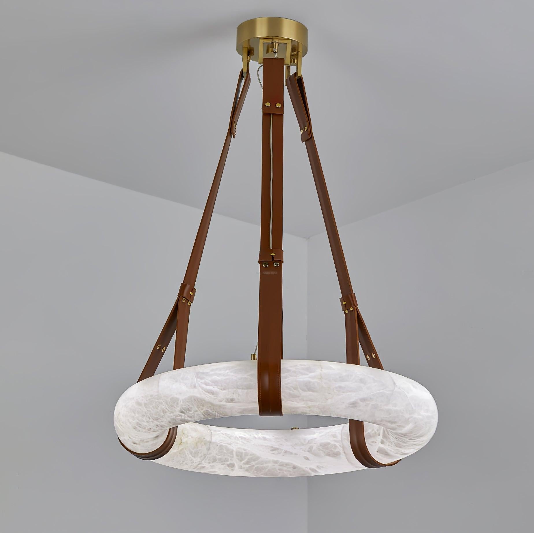 Oslo Alabaster Pendant Light Style B - Alabaster, Alabaster Chandelier-1-Luxehomezone