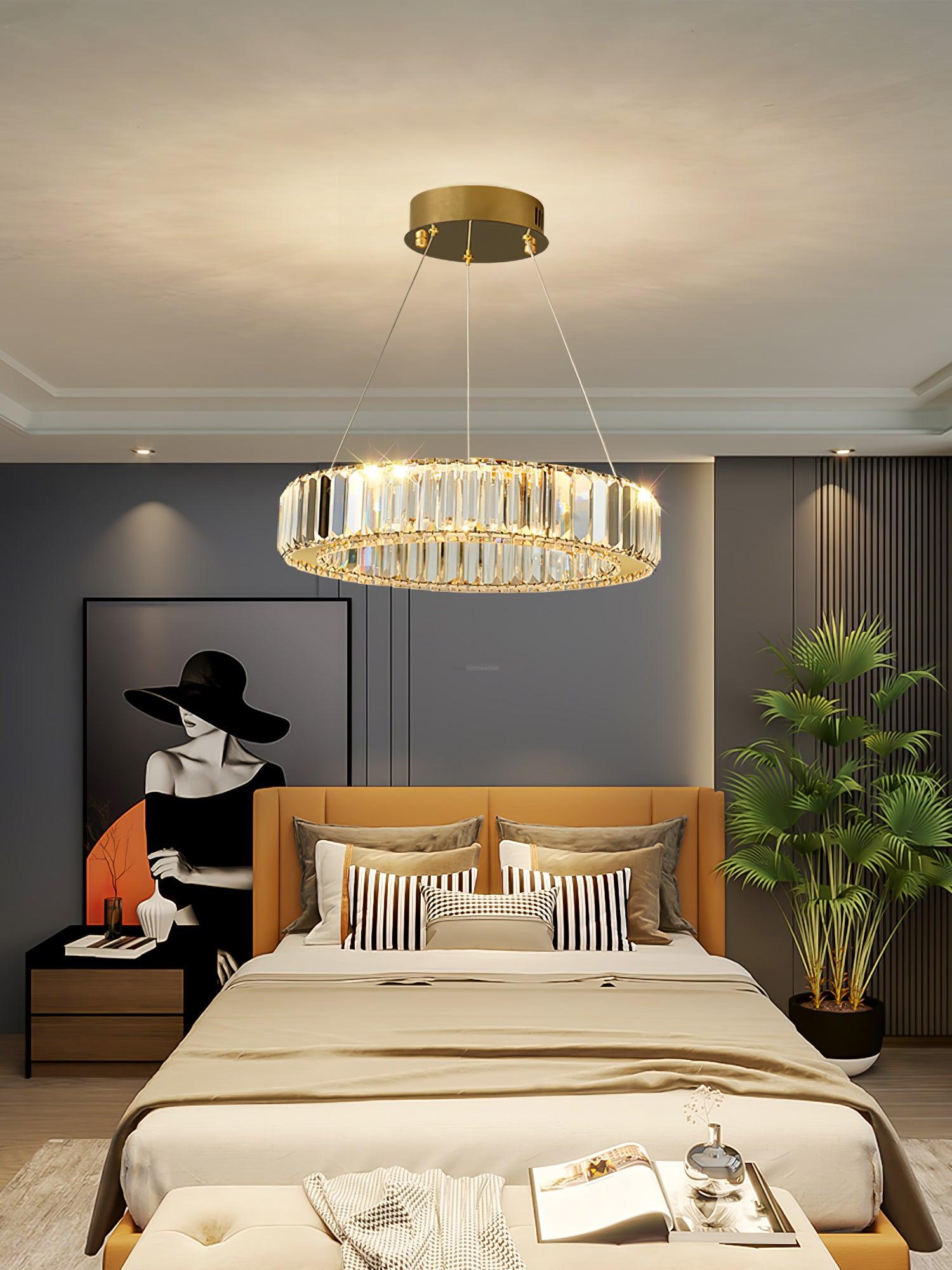 Bertolda Chandeliers ∅ 15.7″ - Crystals-1-Luxehomezone