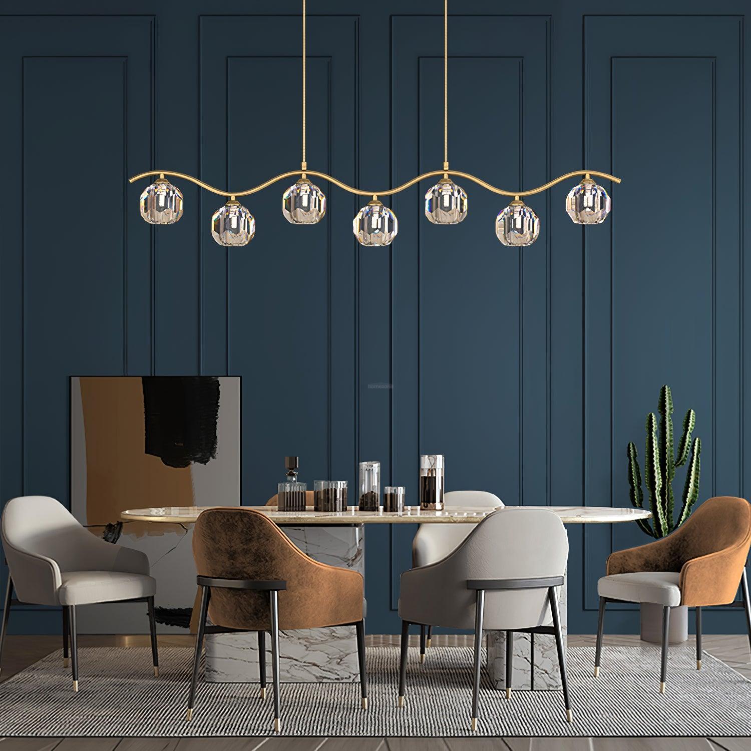 Eara Crystal Chandelier with 3/5/7 heads - Luxehomezone