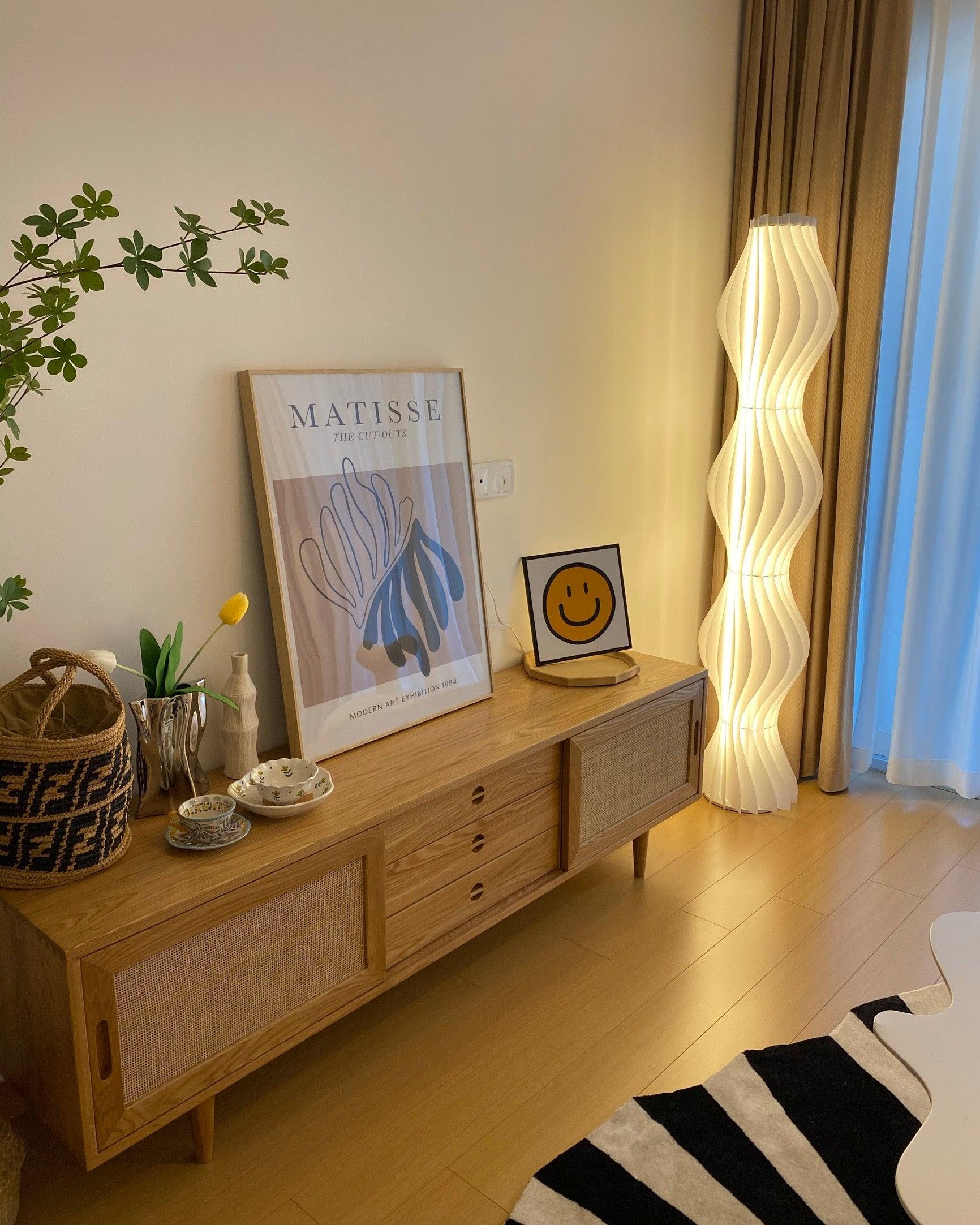 Vapor Floor Lamp Dia 35cm - Pillar-1-Luxehomezone