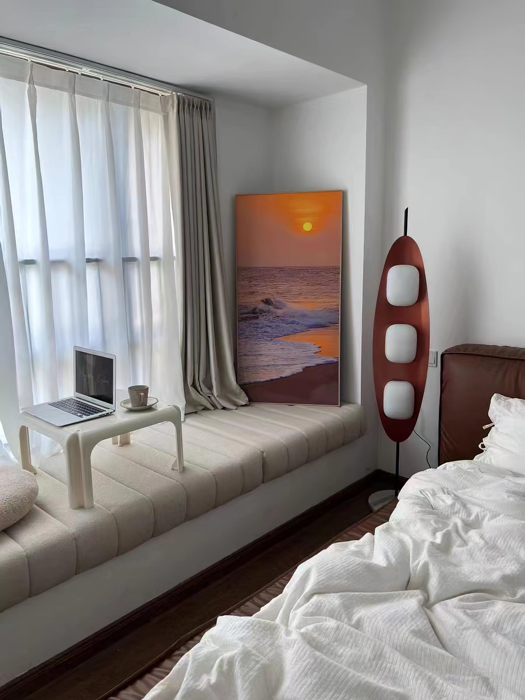 Surfboard Floor Lamp  ∅ 11.8″ - Pillar-1-Luxehomezone