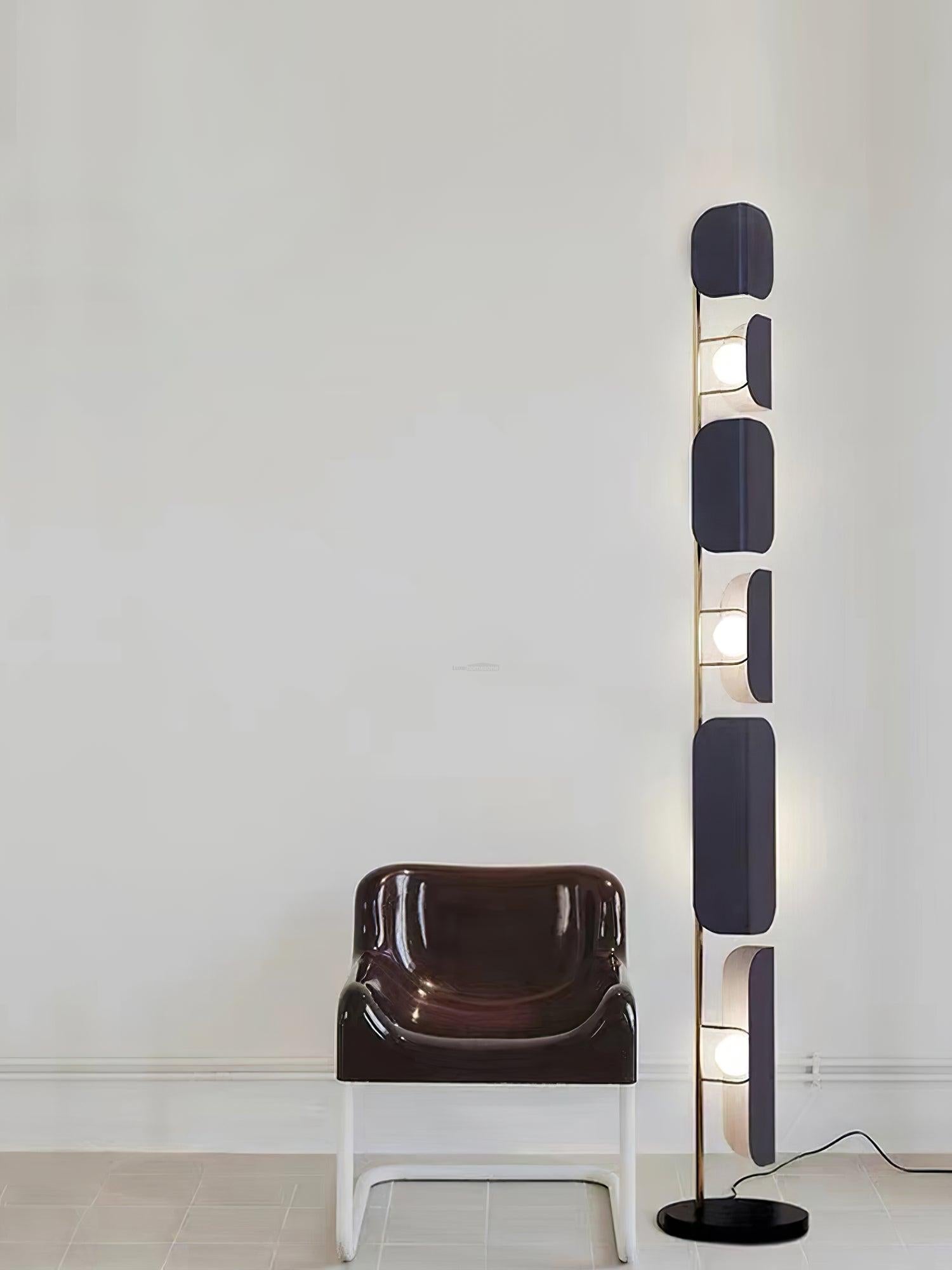 Leagan Floor Lamp  ∅ 11.8″ - Pillar-1-Luxehomezone