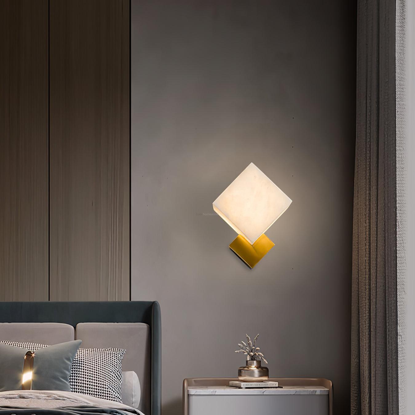 Gatsby Alabaster Wall Sconce - Alabaster, Alabaster Wall Lamp-1-Luxehomezone