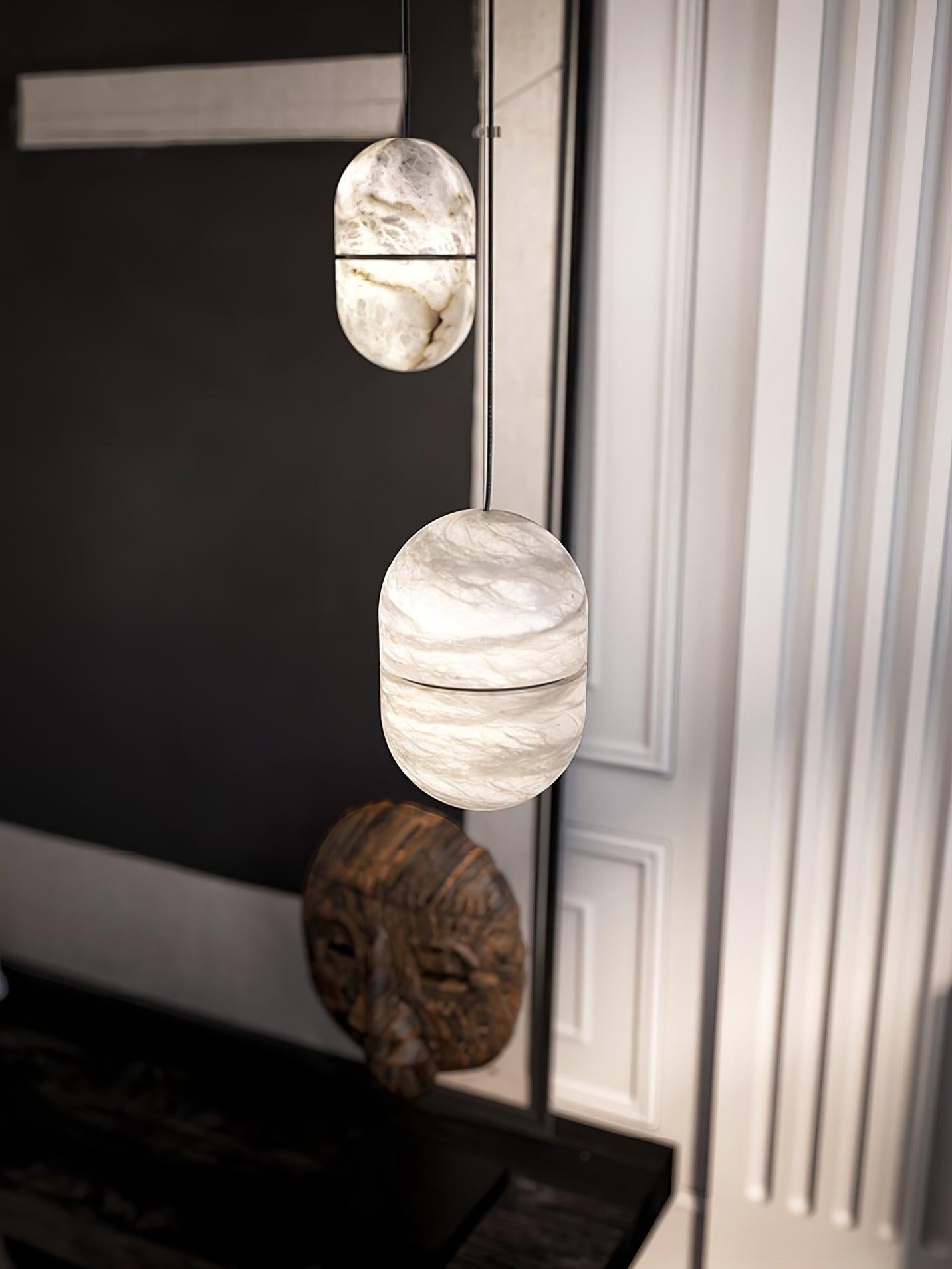 YUM Alabaster Pendant Light - Luxehomezone