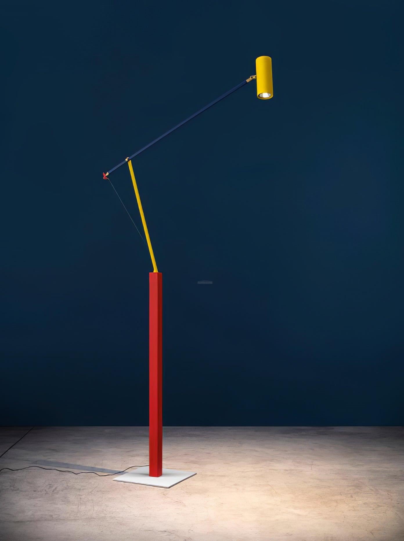 Ettorino Floor Lamp - Alonso, Flexible, Red & Yellow & Blue-1-Luxehomezone
