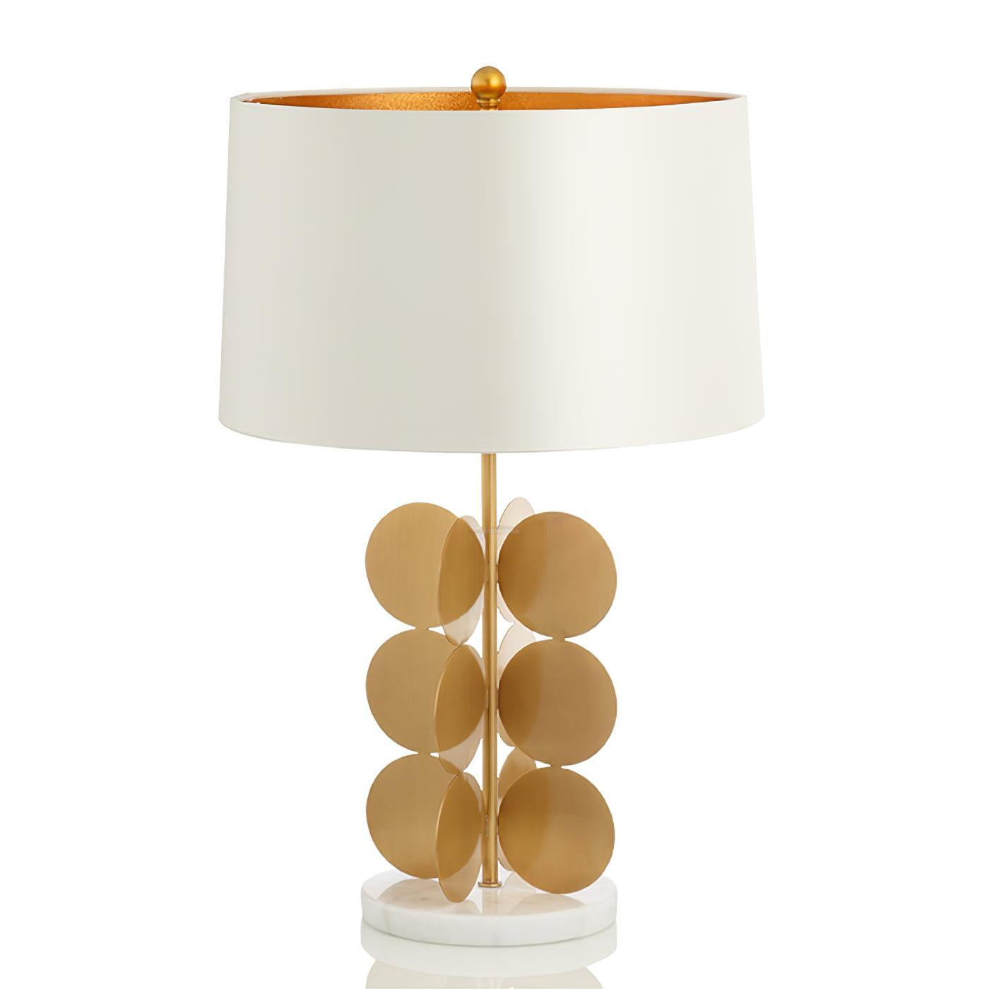 Mark Mcdowell Table Lamp ∅ 15″ - Fabric-1-Luxehomezone