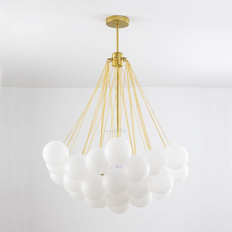 Glass Bubble Chandelier - Bend, chandeliers-1-Luxehomezone