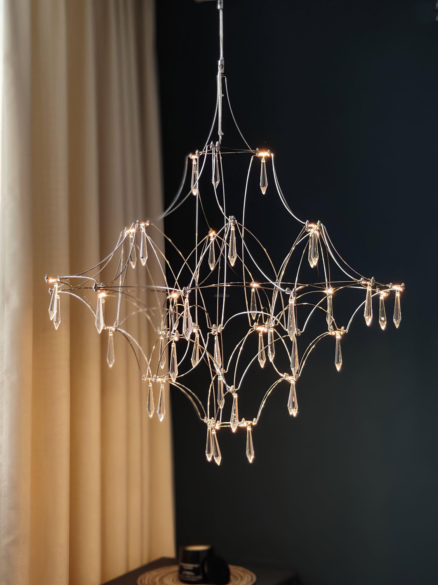 Candle Style Mira Chandeliers ∅ 23.6″ ∅ 31.5″ - Candle-1-Luxehomezone