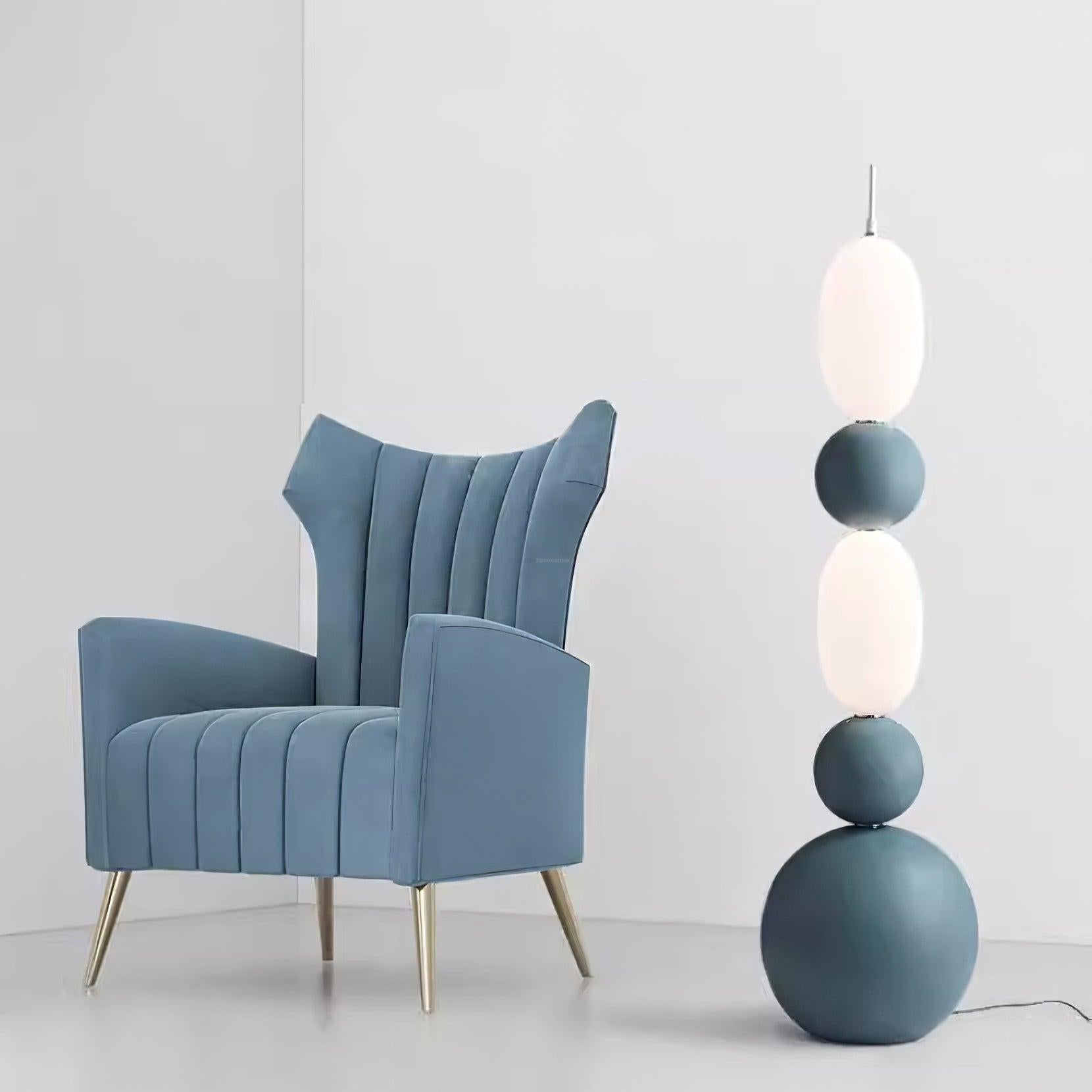 Bola Floor Lamp  ∅ 15.7″ - Lava-1-Luxehomezone