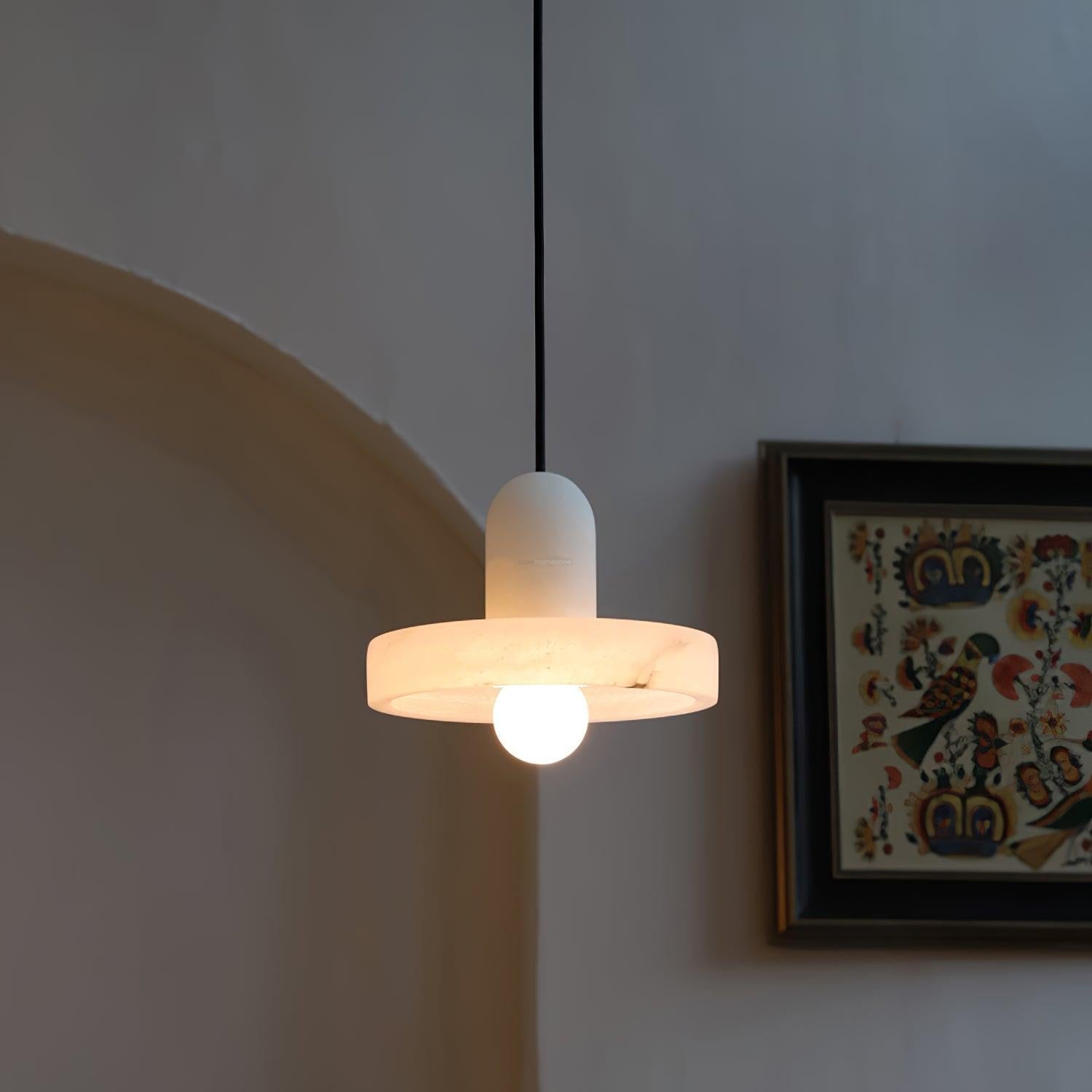 Carrara Pendant Alabaster - Alabaster, Alabaster Pendant-1-Luxehomezone