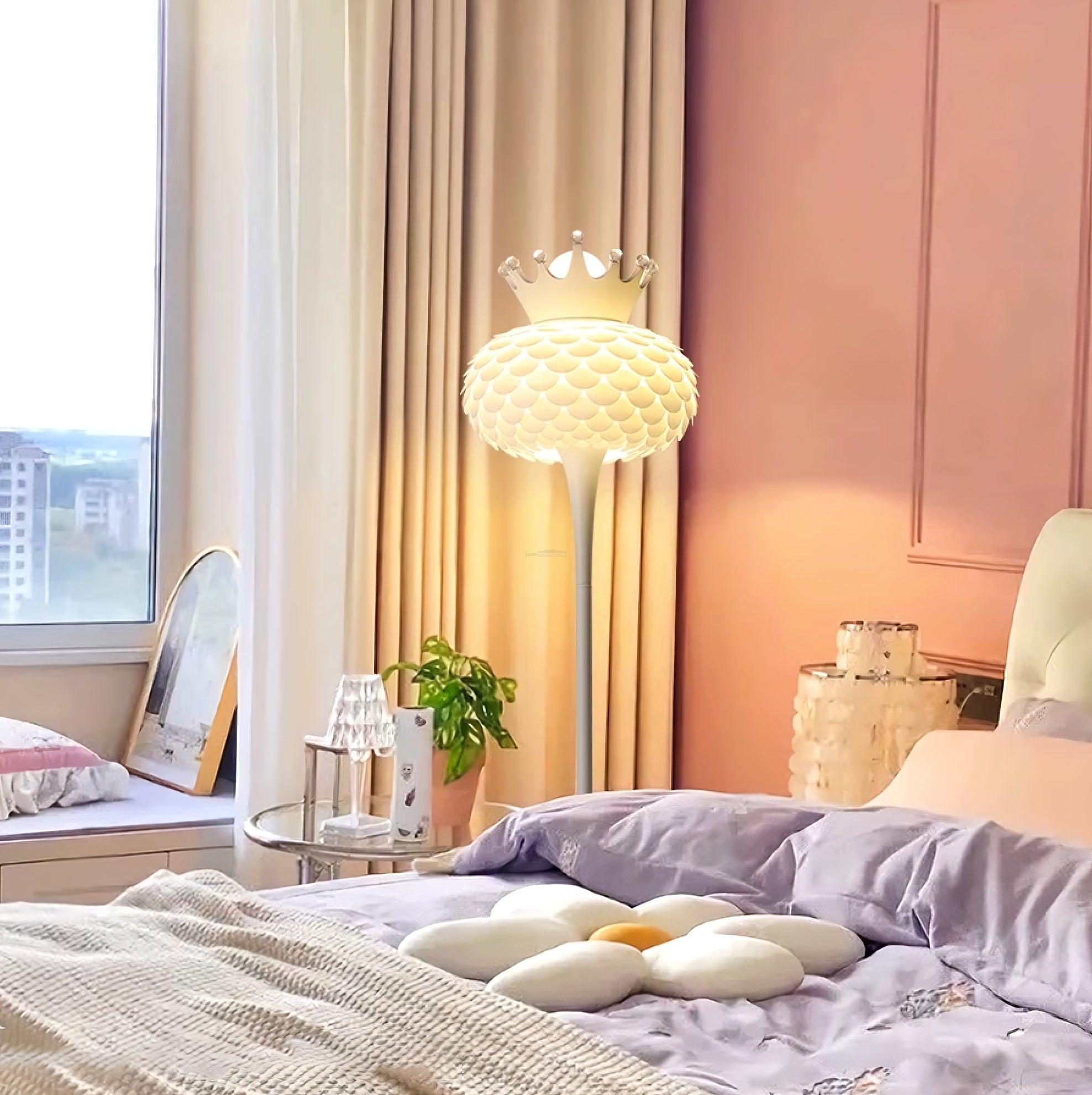 Aluvia Crown Floor Lamp  ∅ 14.9″ - Bubble series-1-Luxehomezone