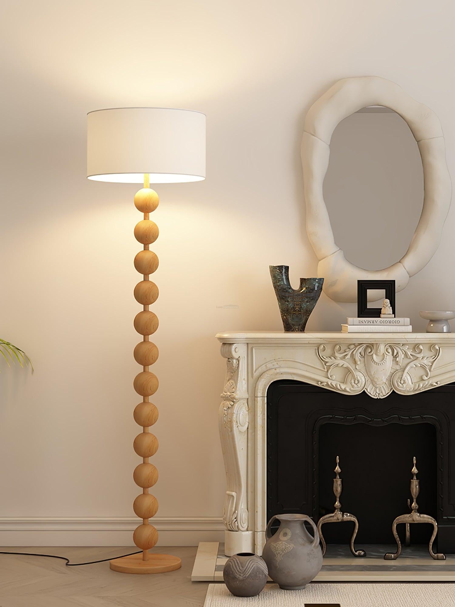 Hugo Barbell Floor Lamp  ∅ 15.7″ - Luxehomezone
