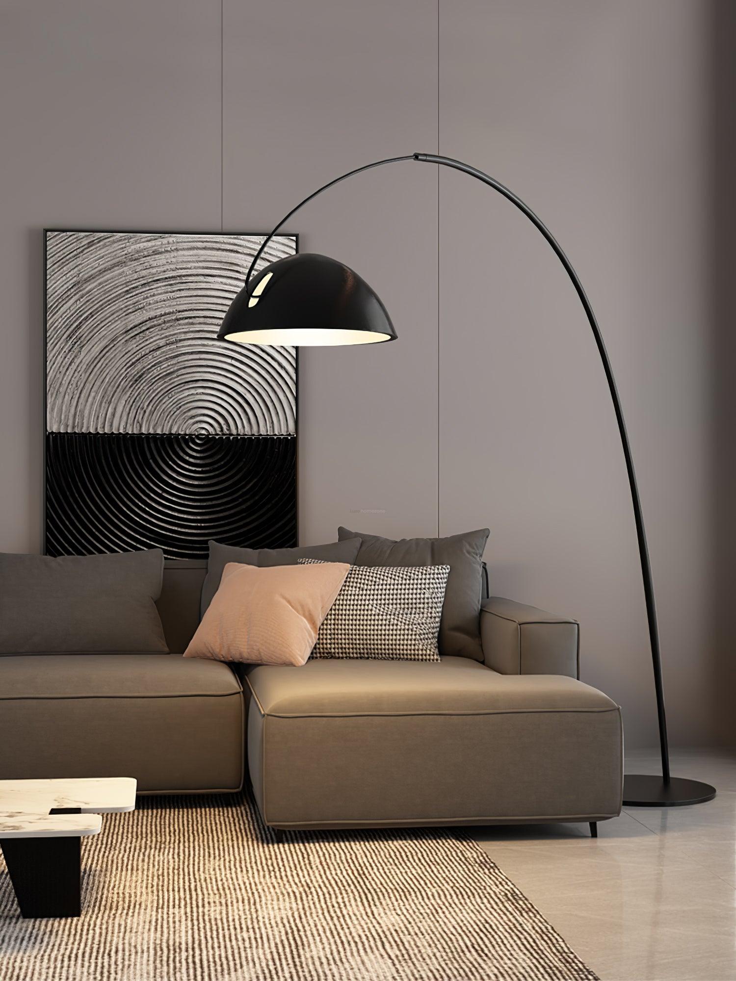 Pluma Floor Lamp ∅ 57.5″ - Bent-1-Luxehomezone