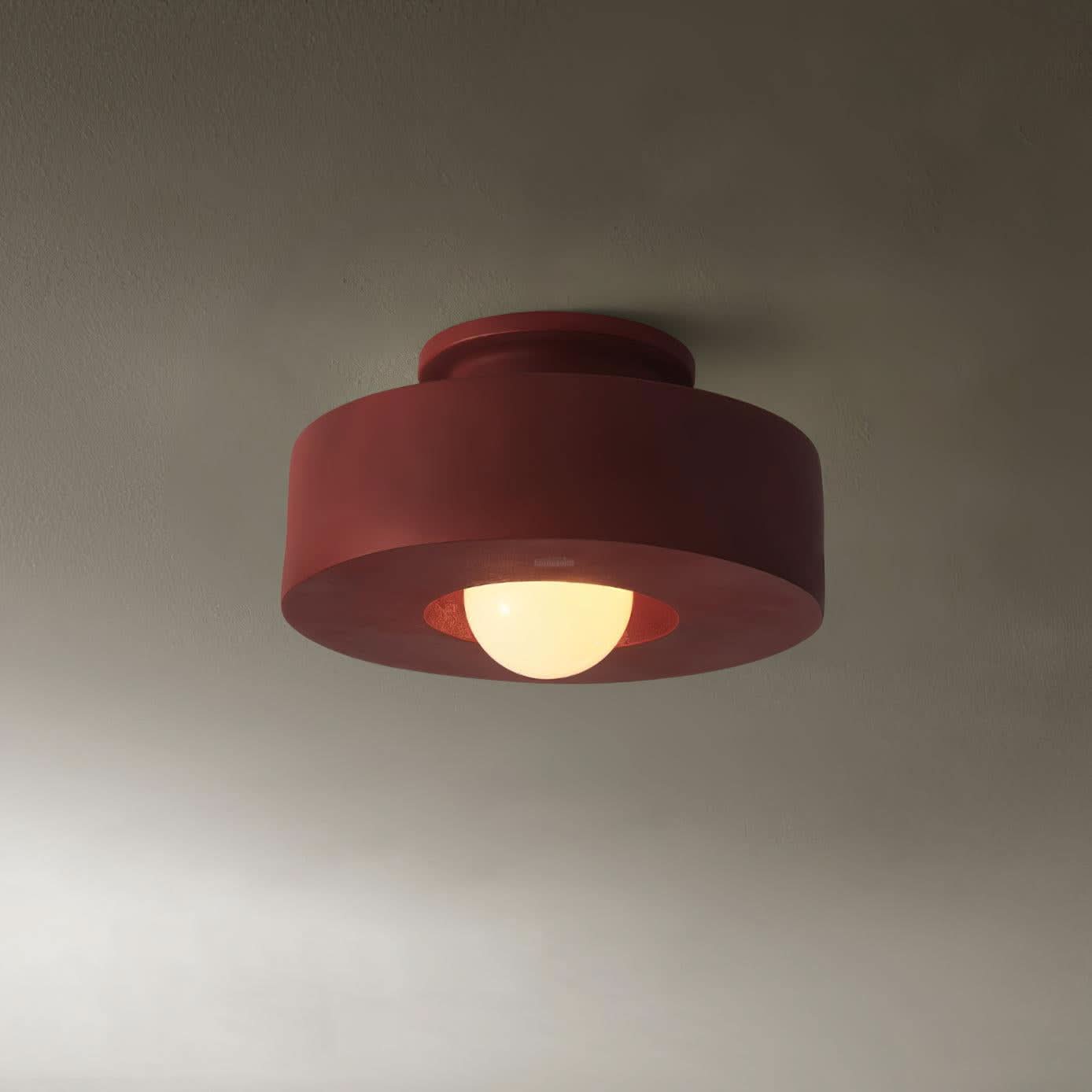 Simon Resin Ceiling Lamp  ∅ 11.8″ - Luxehomezone
