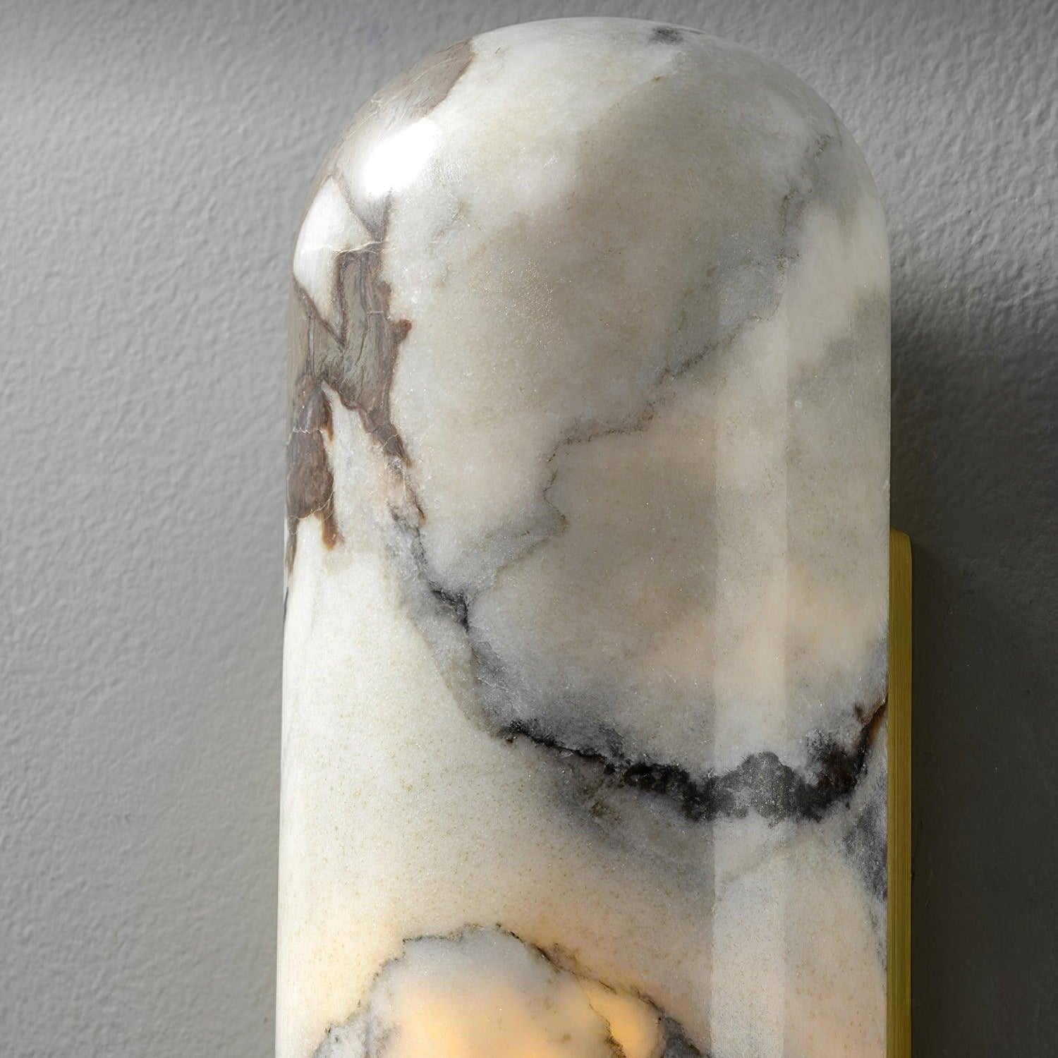 Hl Wall Sconce ∅ 3.8″ - Alabaster-1-Luxehomezone