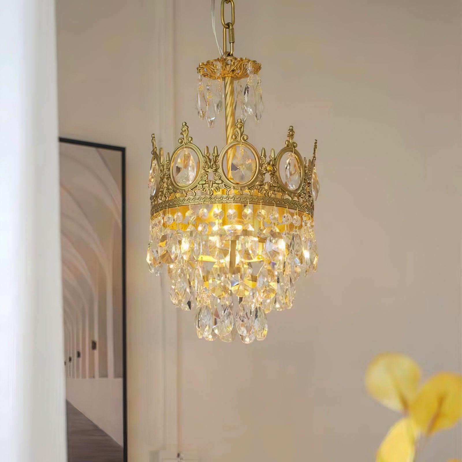 Vintage Crystal Chandelier - Crystals-1-Luxehomezone