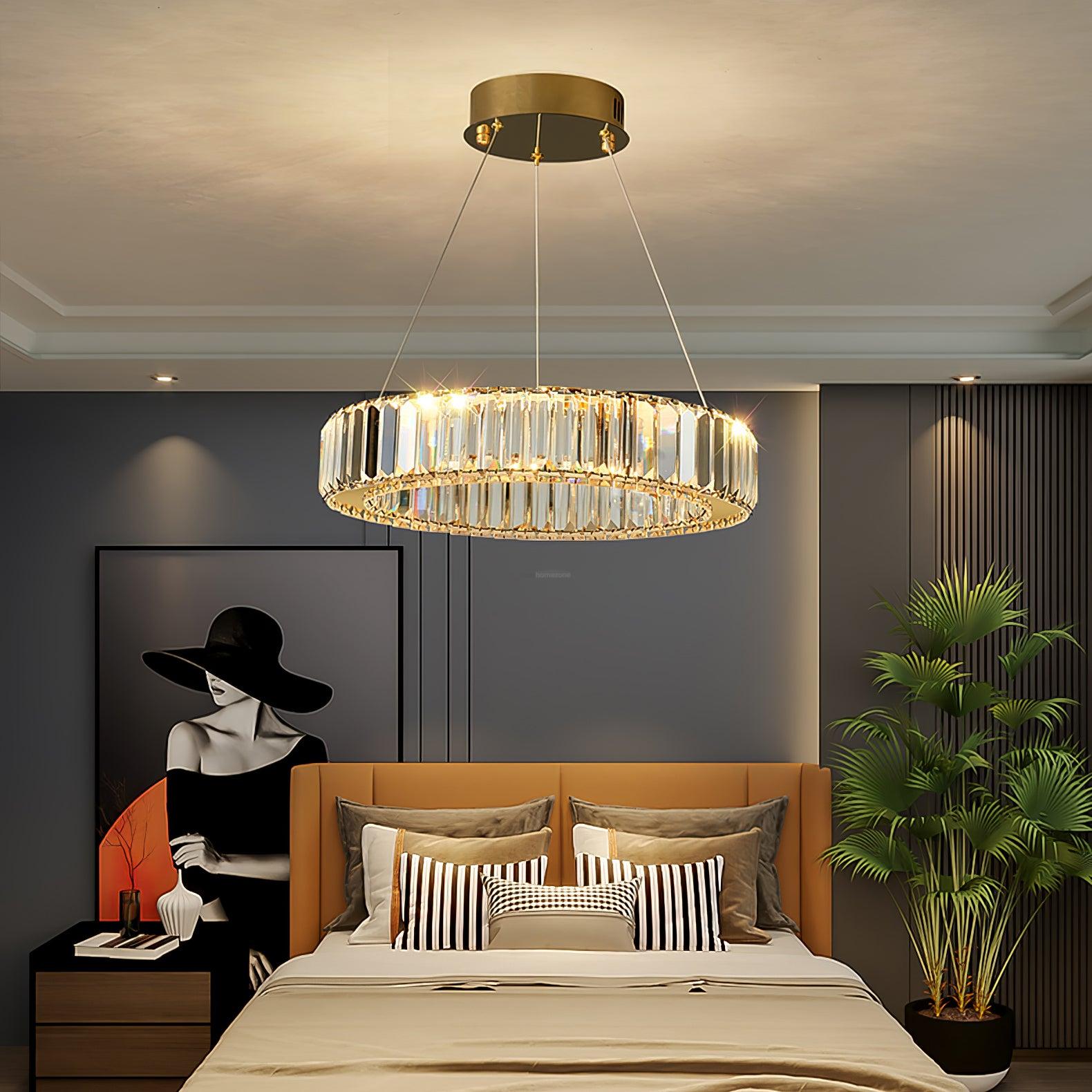 Bertolda Chandeliers ∅ 15.7″ - Crystals-1-Luxehomezone