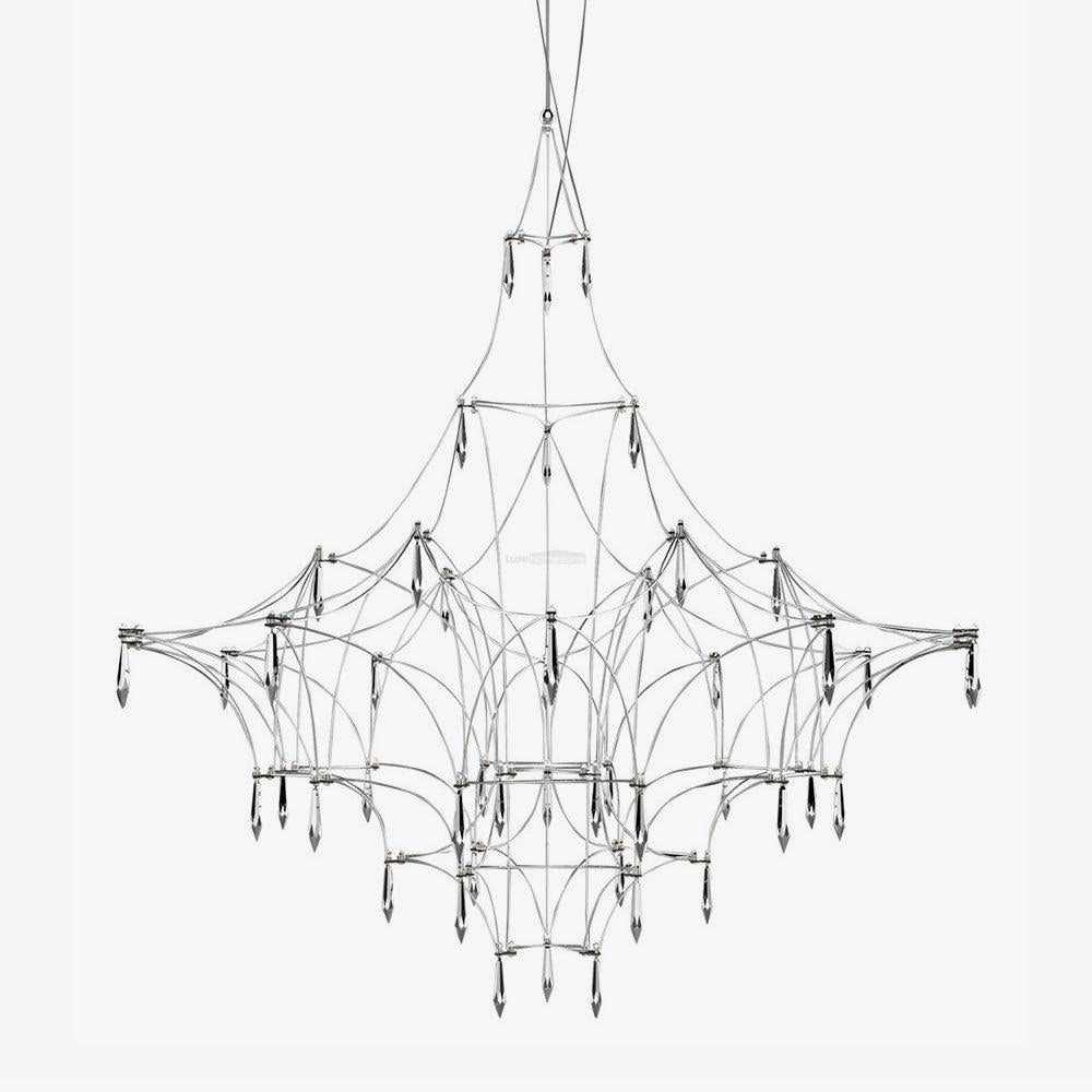 Candle Style Mira Chandeliers ∅ 23.6″ ∅ 31.5″ - Candle-1-Luxehomezone