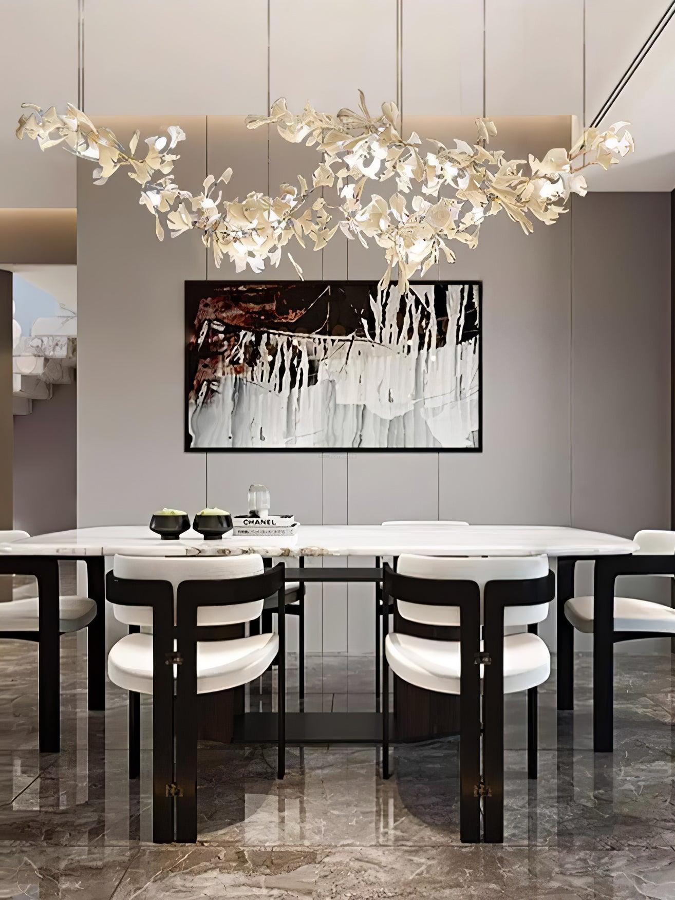 Gingko Chandelier with Double Layer Combination - Gingko, Gingko Chandelier-1-Luxehomezone