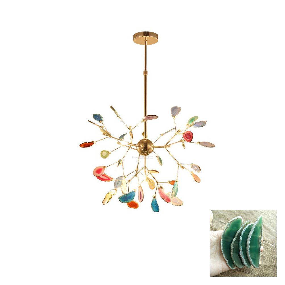 Agate Flake Chandelier with 4/12/16/20 heads - Branch-1-Luxehomezone