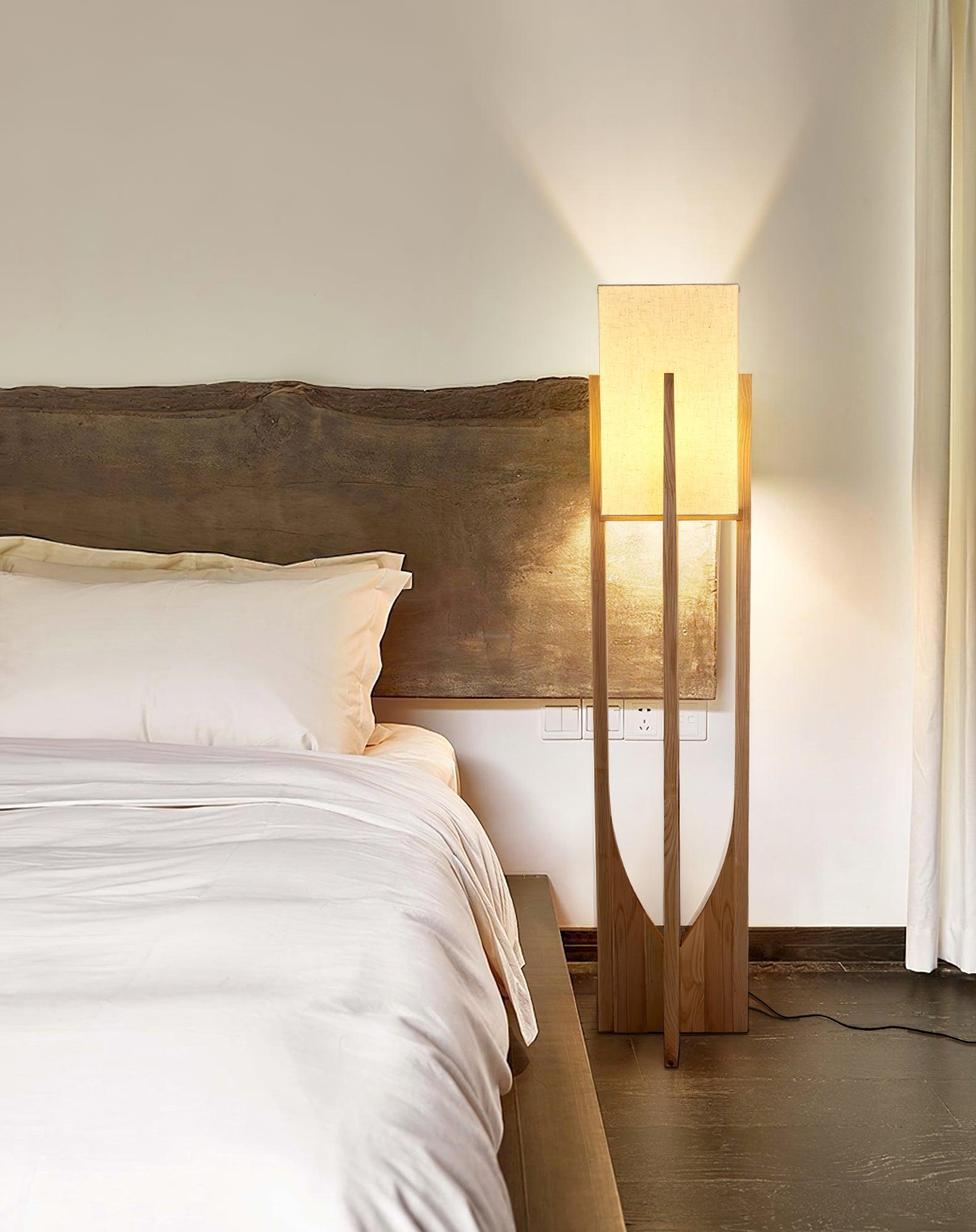 Fairbanks Floor Light - Wood-1-Luxehomezone