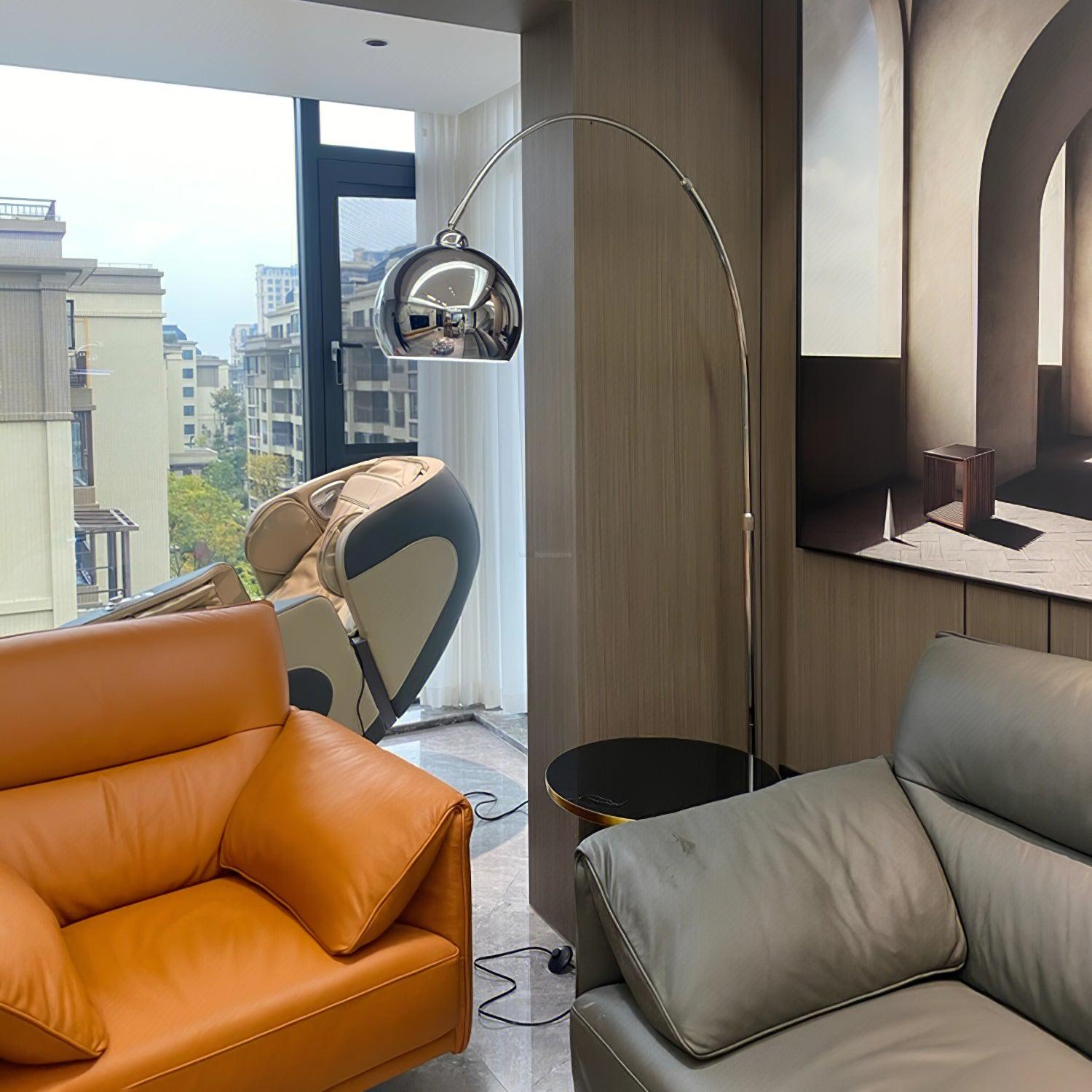 Angle Floor Lamp ∅ 43.3″ - Bent-1-Luxehomezone