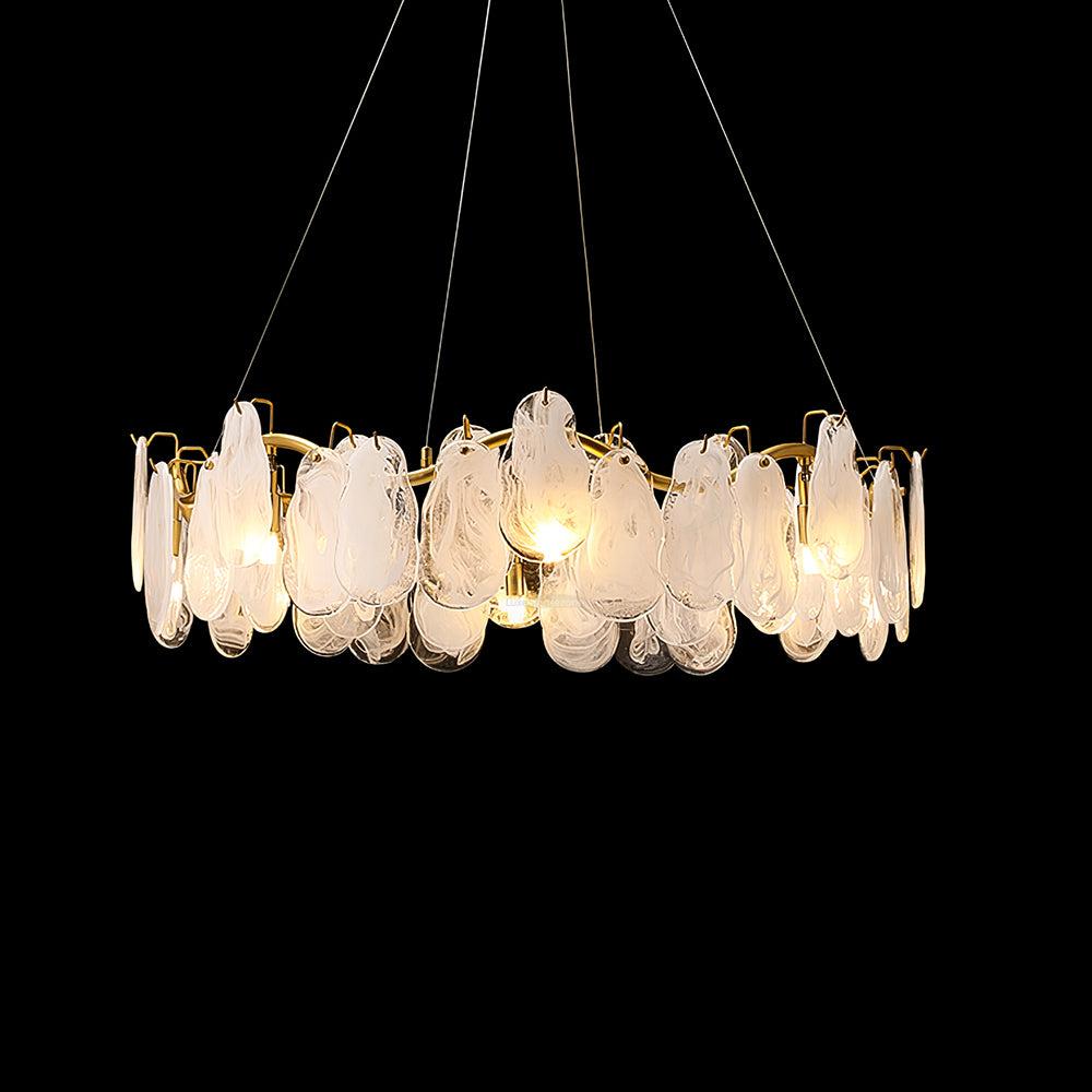 Mahina Cloud Round/Linear Chandelier - Cylinder-1-Luxehomezone