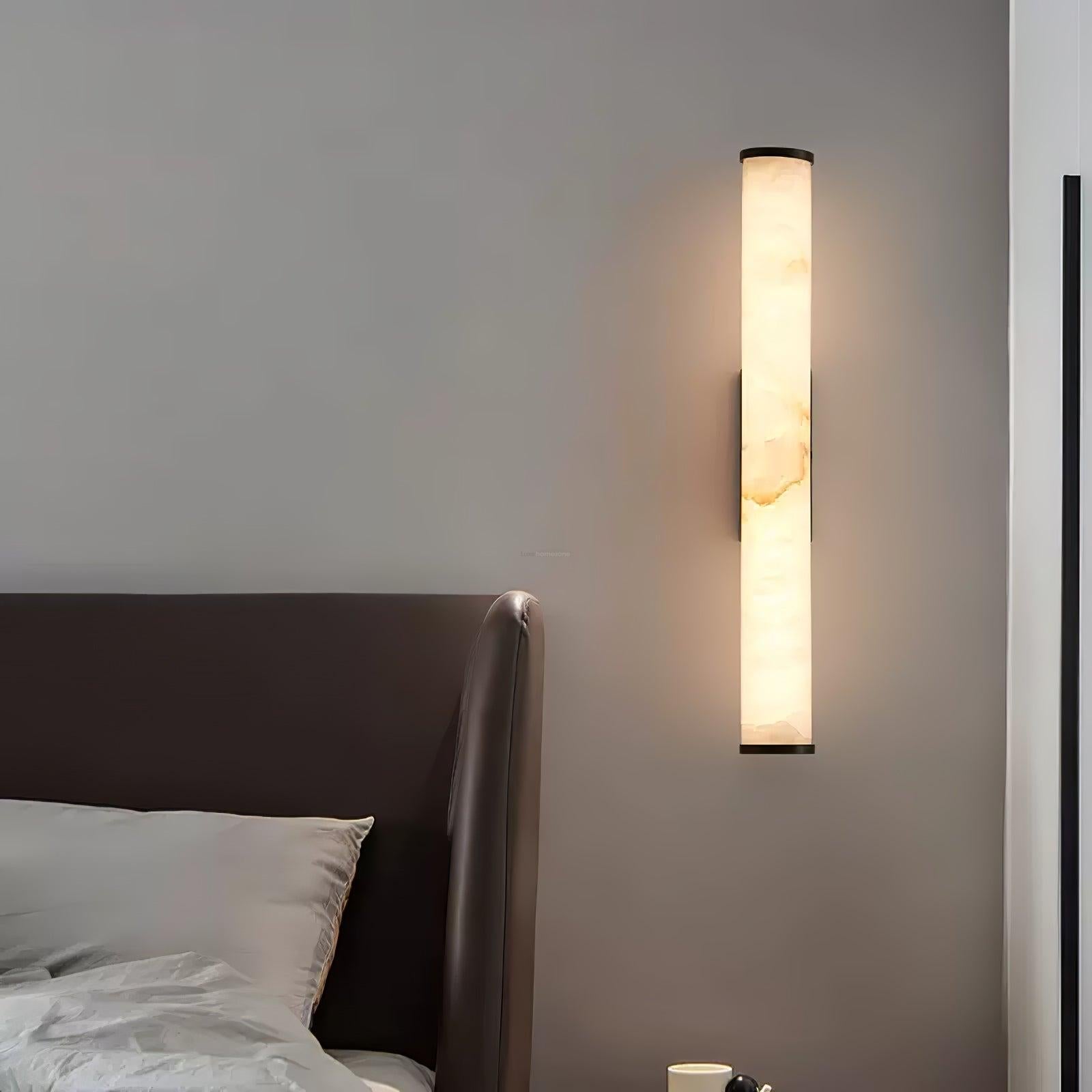 Callisto Wall Sconce Alabaster - Alabaster, Alabaster Wall Lamp-1-Luxehomezone