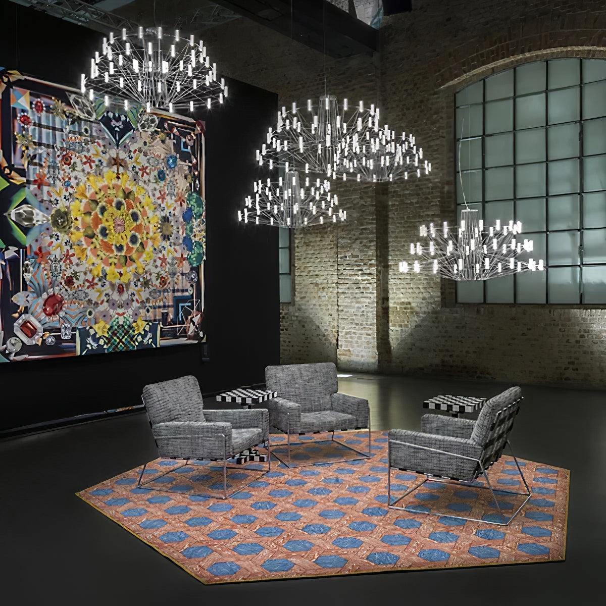 Sky Ballet Candle Chandelier ∅ 33.5″ ~∅ 39.8″ - Candle-1-Luxehomezone