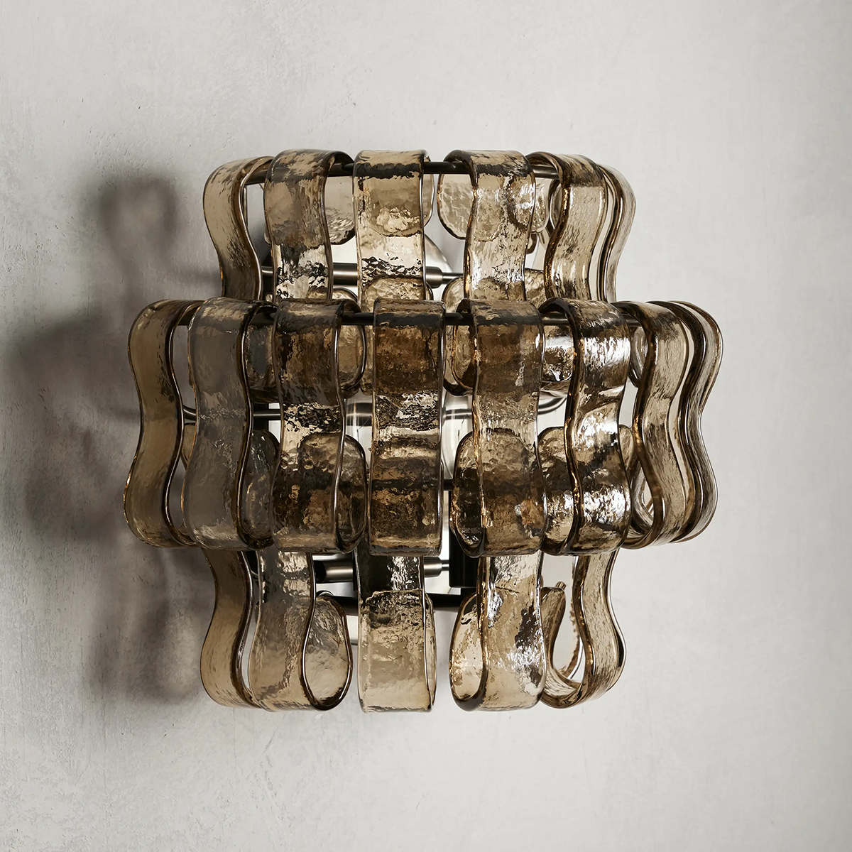 Art Glass Ghiaccio Wall Sconce - All Products, Ghiaccio Series, Ins Review, Wall Sconce- Wall Sconce1-Luxehomezone