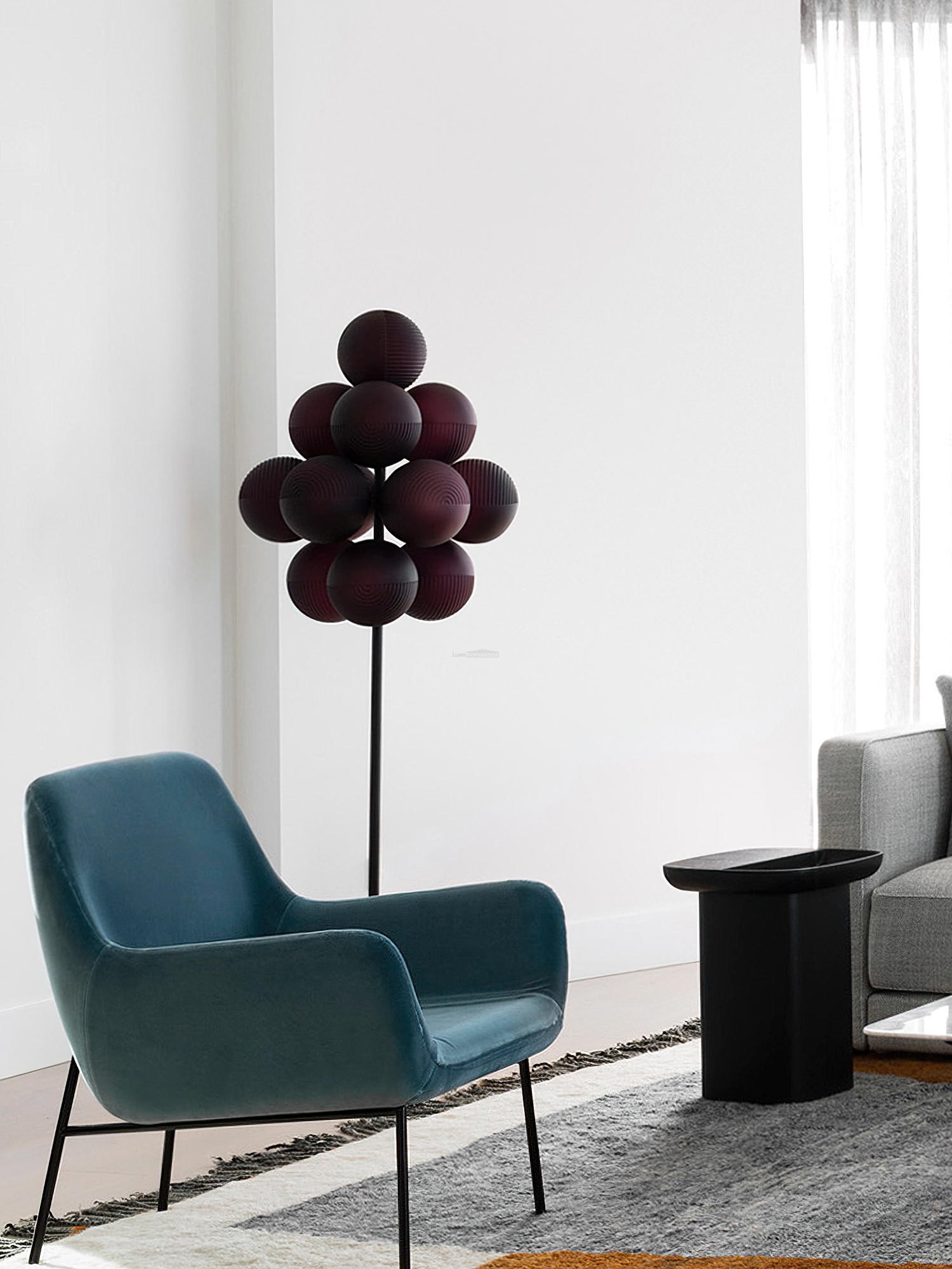 Grape Floor Lamp  ∅ 24″ - Lava-1-Luxehomezone