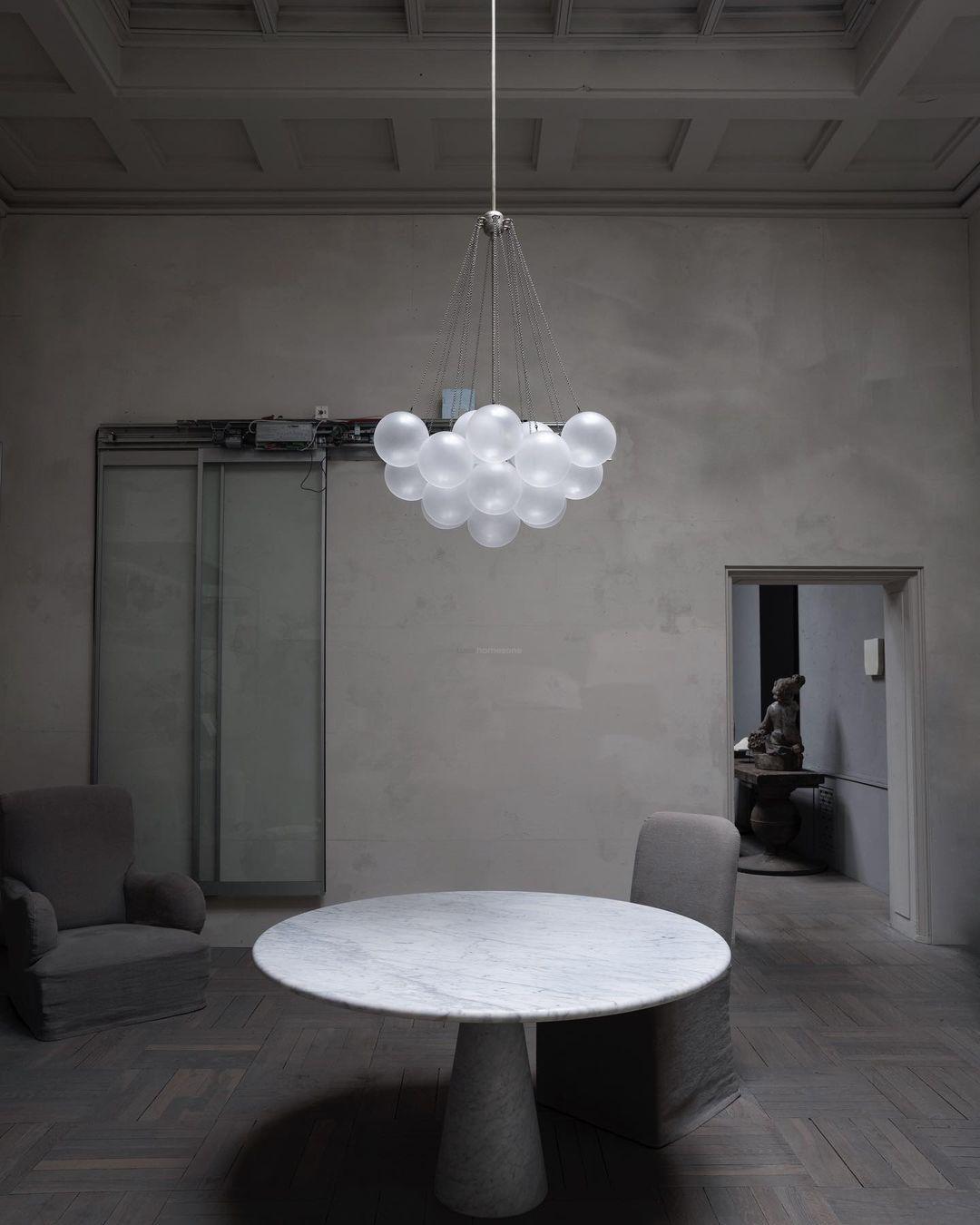 Glass Bubble Chandelier - Bend, chandeliers-1-Luxehomezone