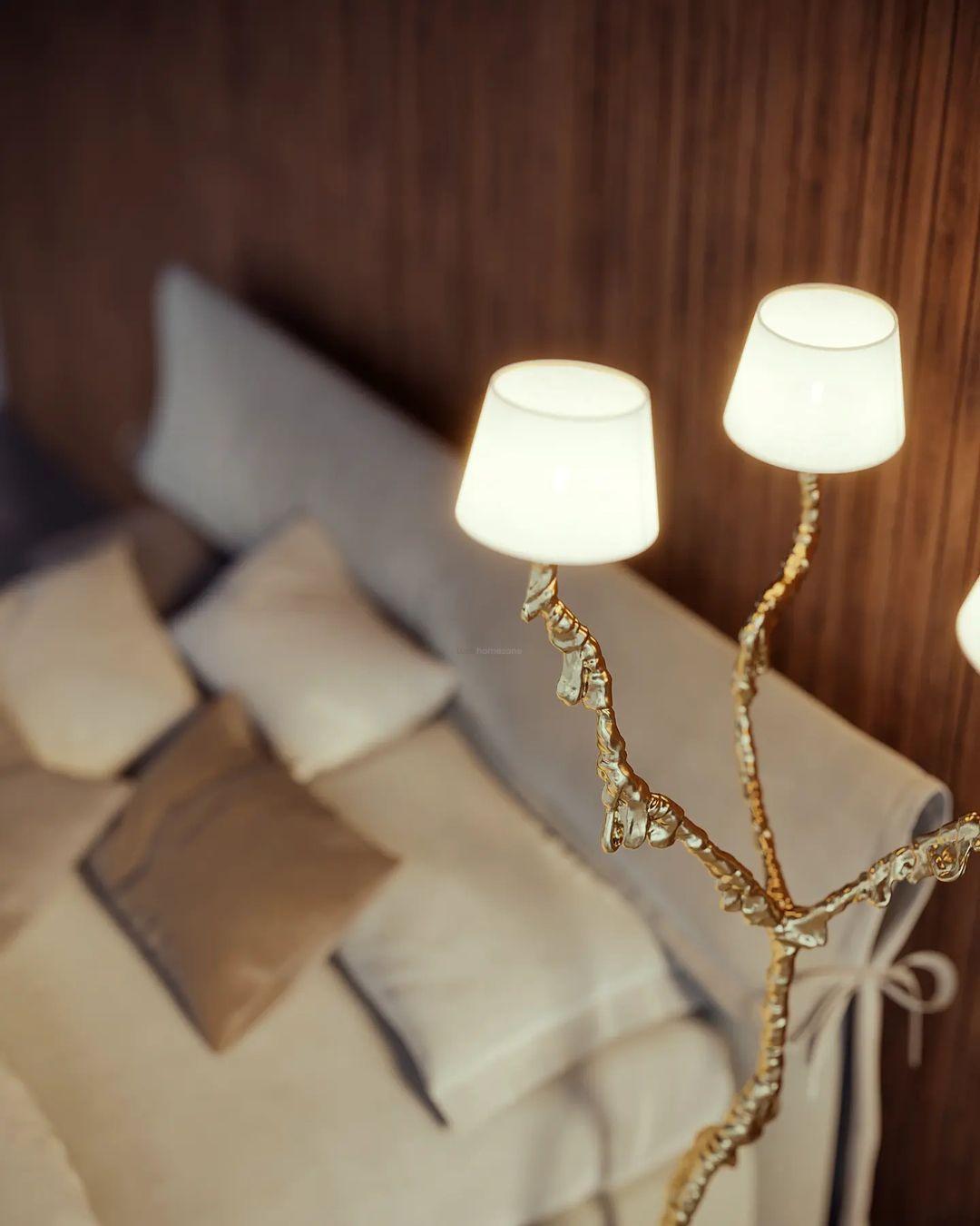 Ines Floor Lamp ∅ 31.5″ - Drapery-1-Luxehomezone