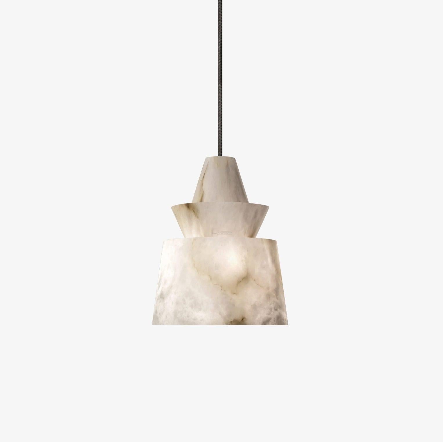 White Alabaster  Pendant Light - Luxehomezone