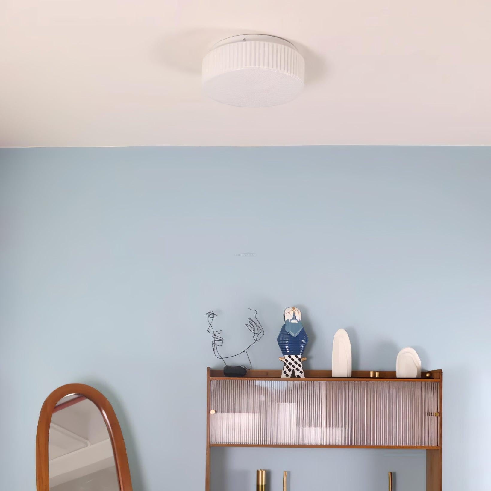 Souffle Ceiling Lamp ∅ 13.8″ - Chloe, Flush Mounts, Optimized-1-Luxehomezone