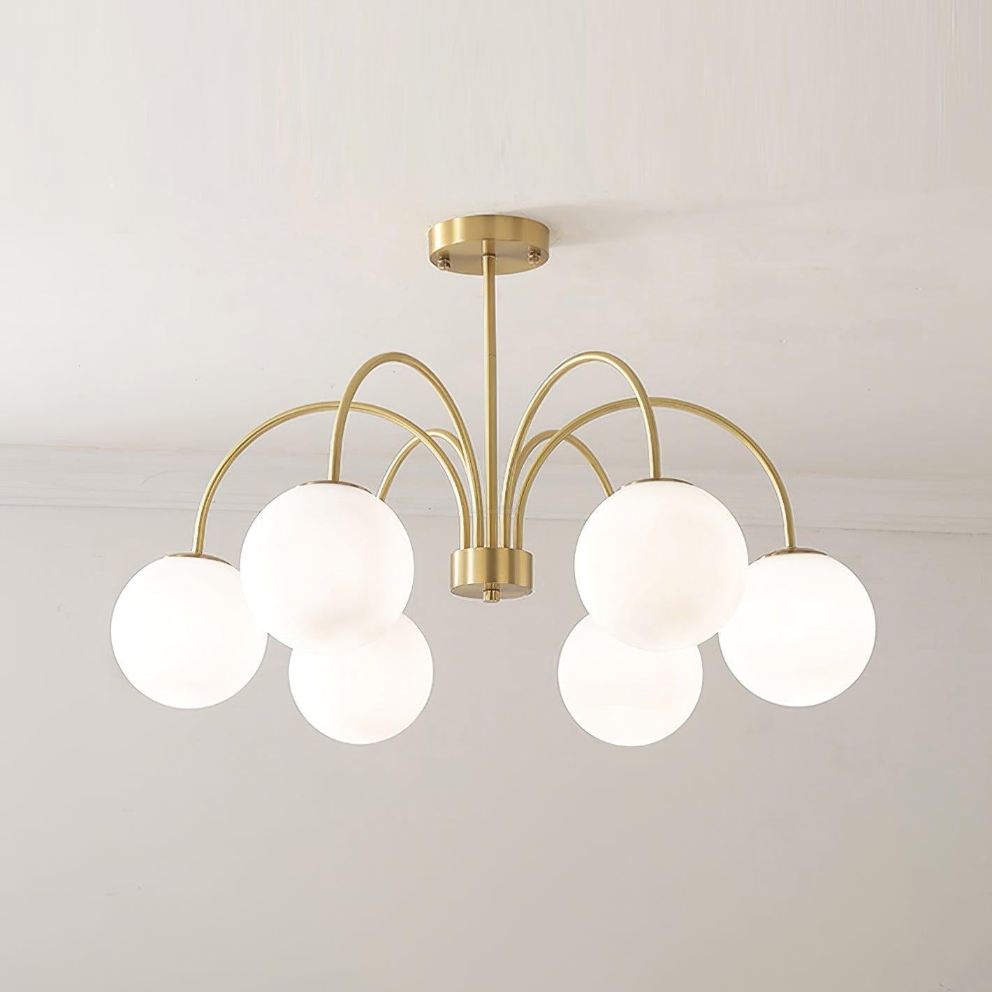 Orillia Chandelier with 6/8 heads - Bend, Marshmallow Chandelier-1-Luxehomezone