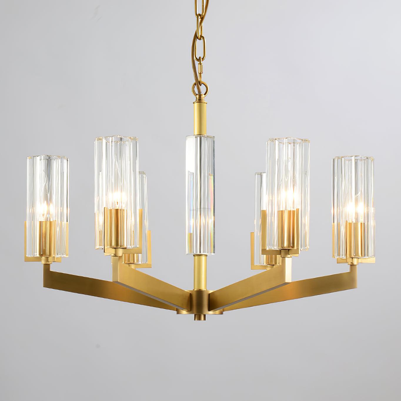 Kayla Brass Chandelier with 6/8/10/15 heads - Luxehomezone