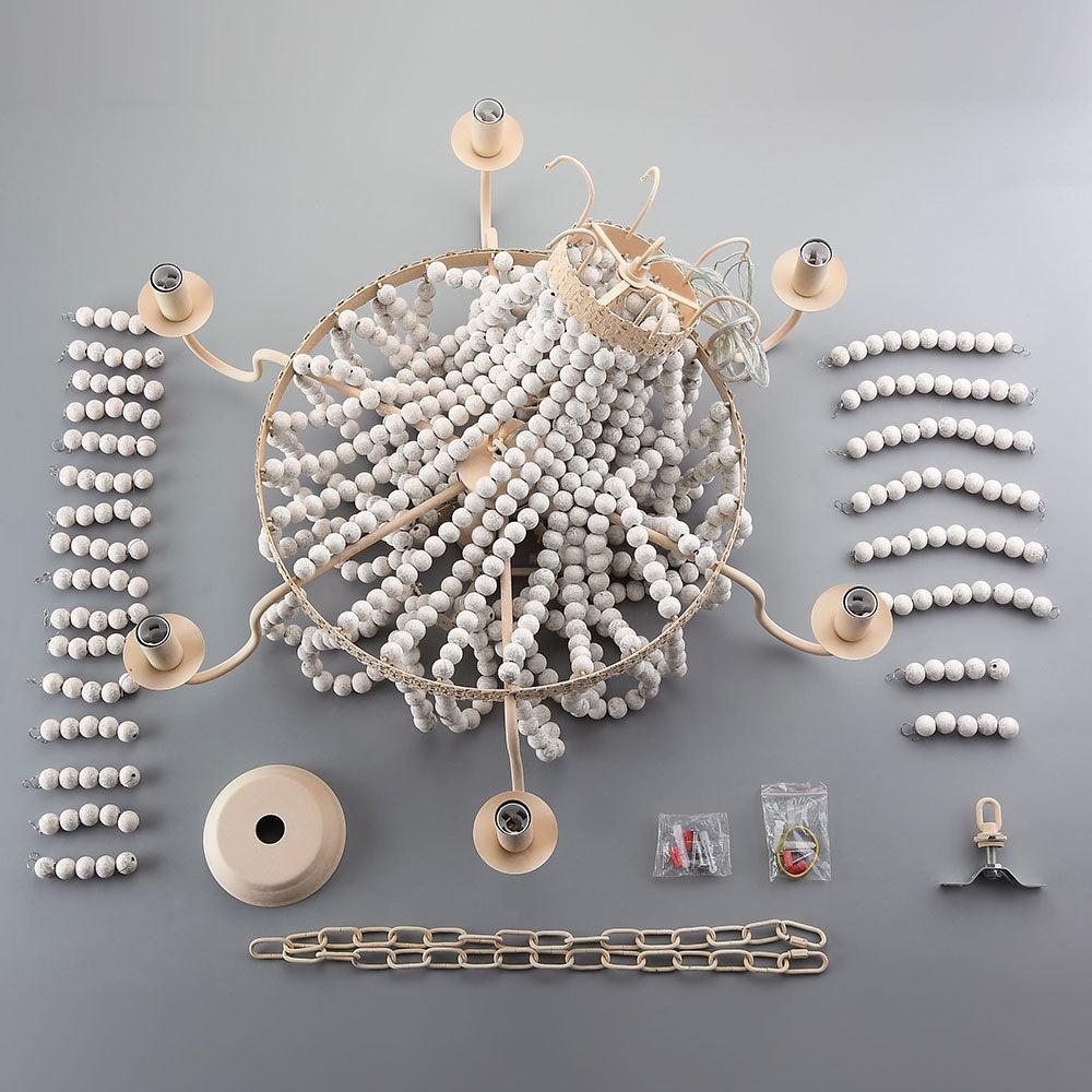 Candle Style Regas Chandelier Φ 29.5″ - Candle-1-Luxehomezone