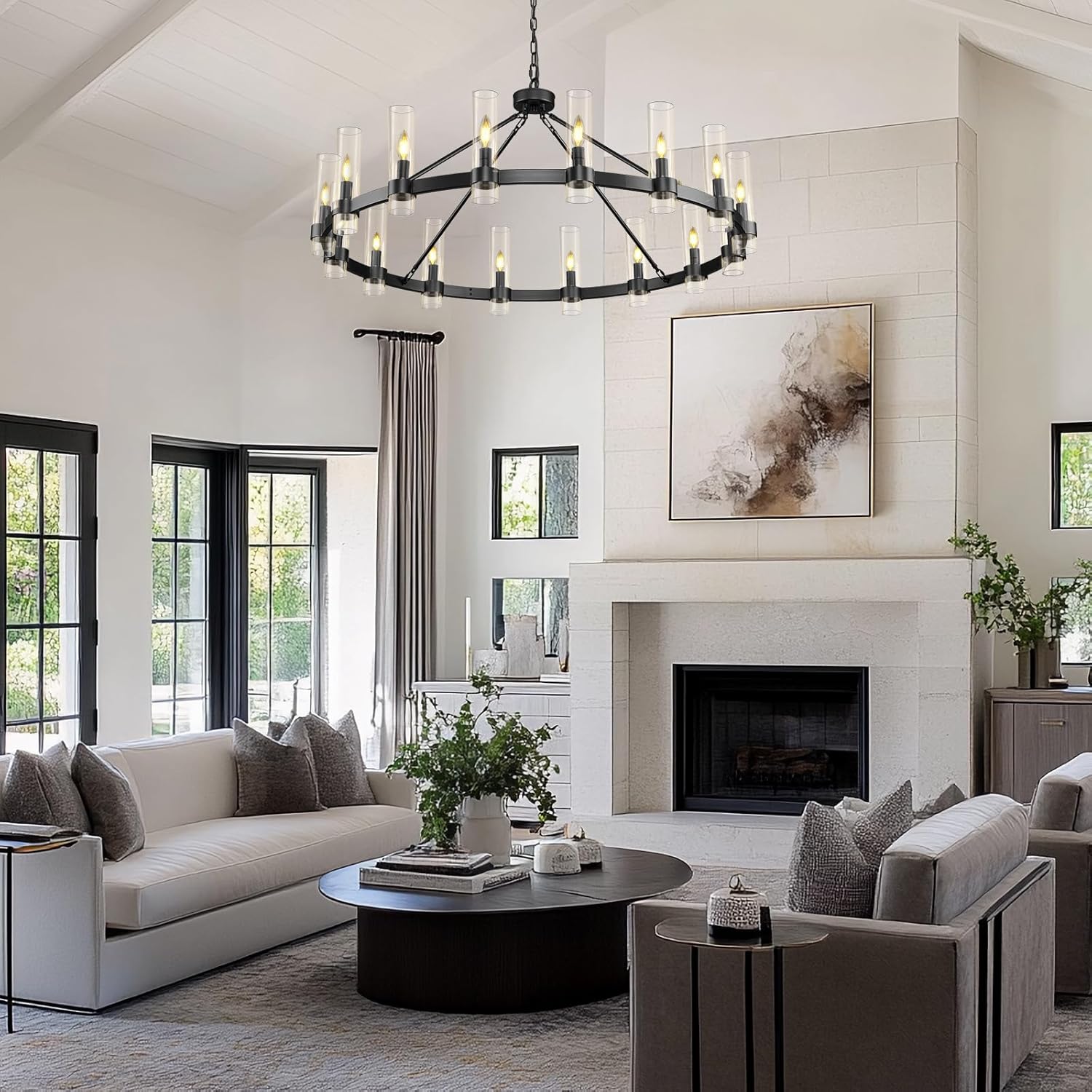 Aetheris Round Chandelier 48" 60" 70"