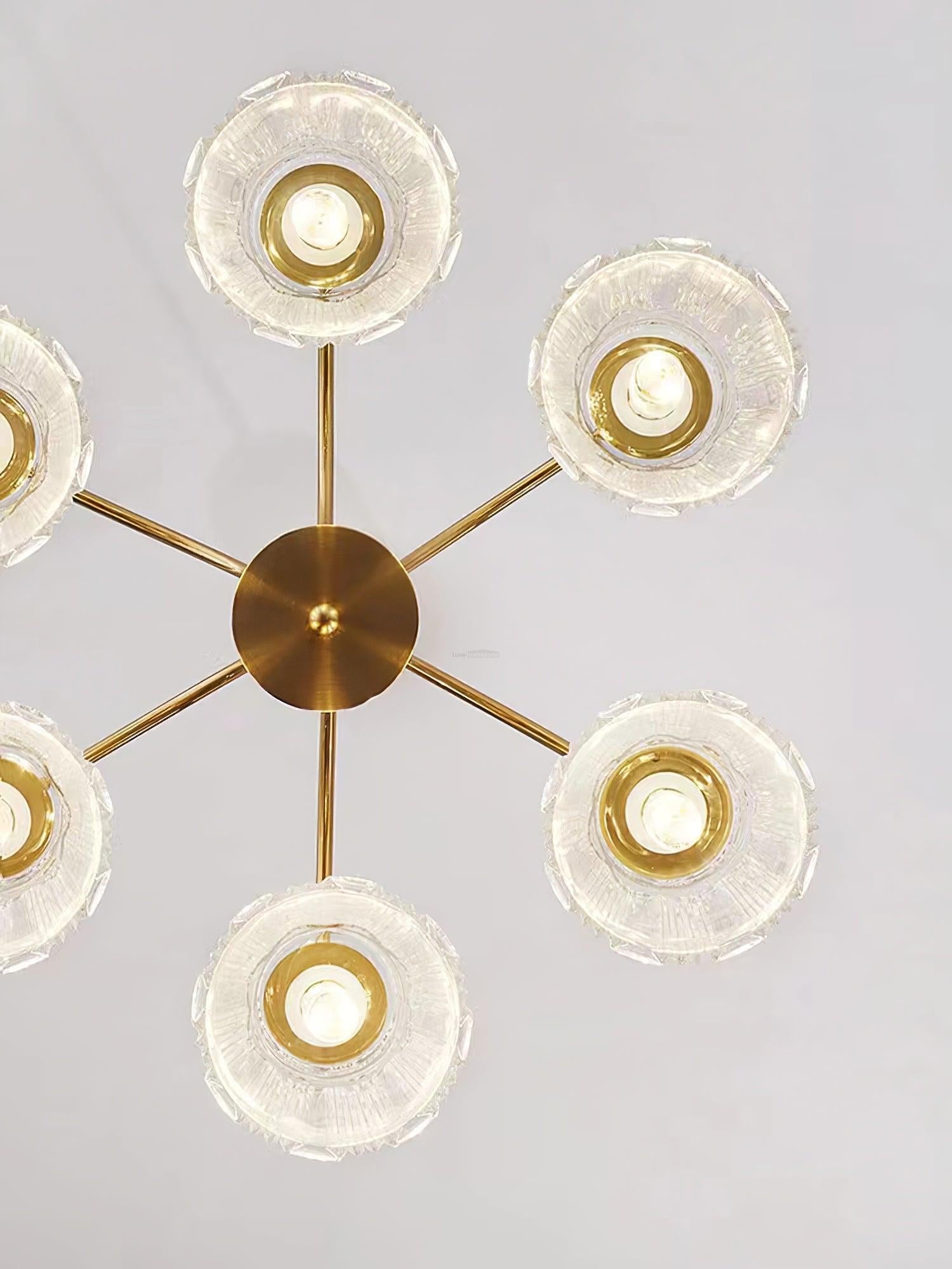 Ice Cream Crystal Chandeliers with 3/5/6/8 heads - Zahara-1-Luxehomezone