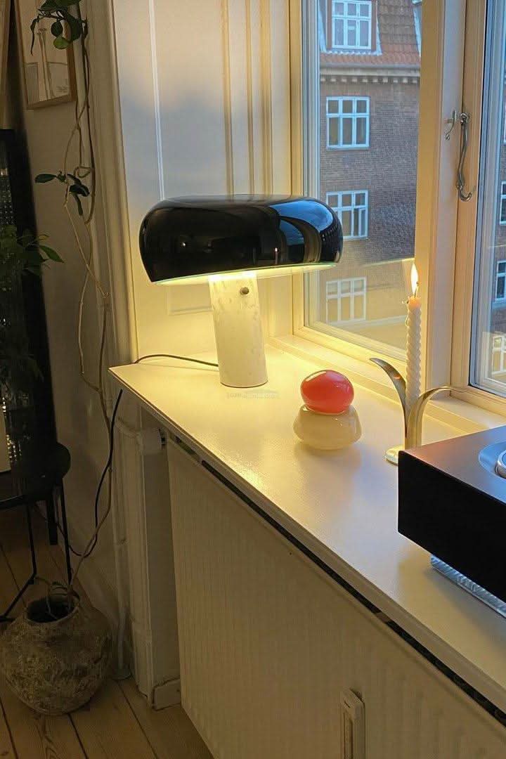 Art Marble Table Lamp ∅ 11''~15.8'' - Luxehomezone
