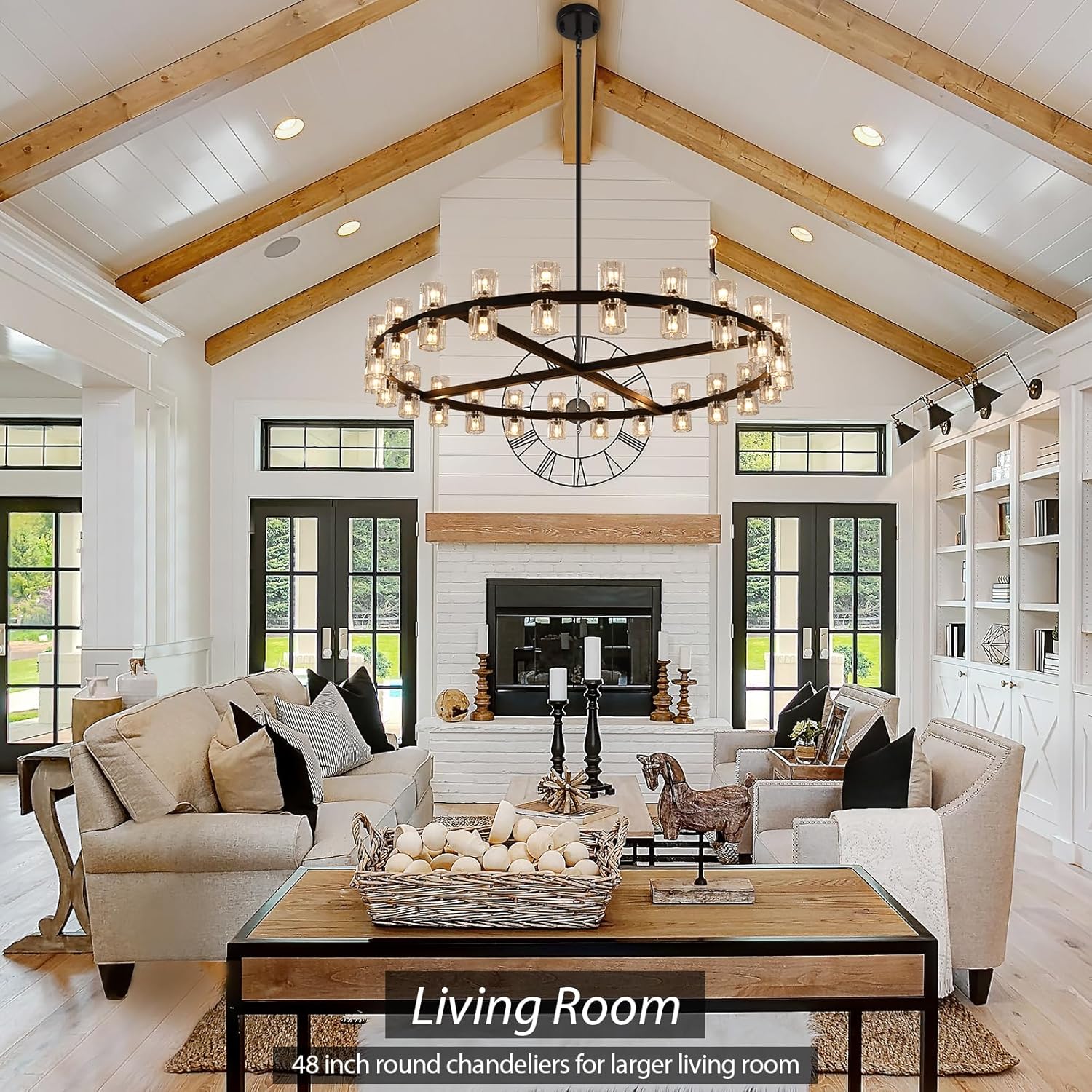 Glowra Round Chandelier 48"