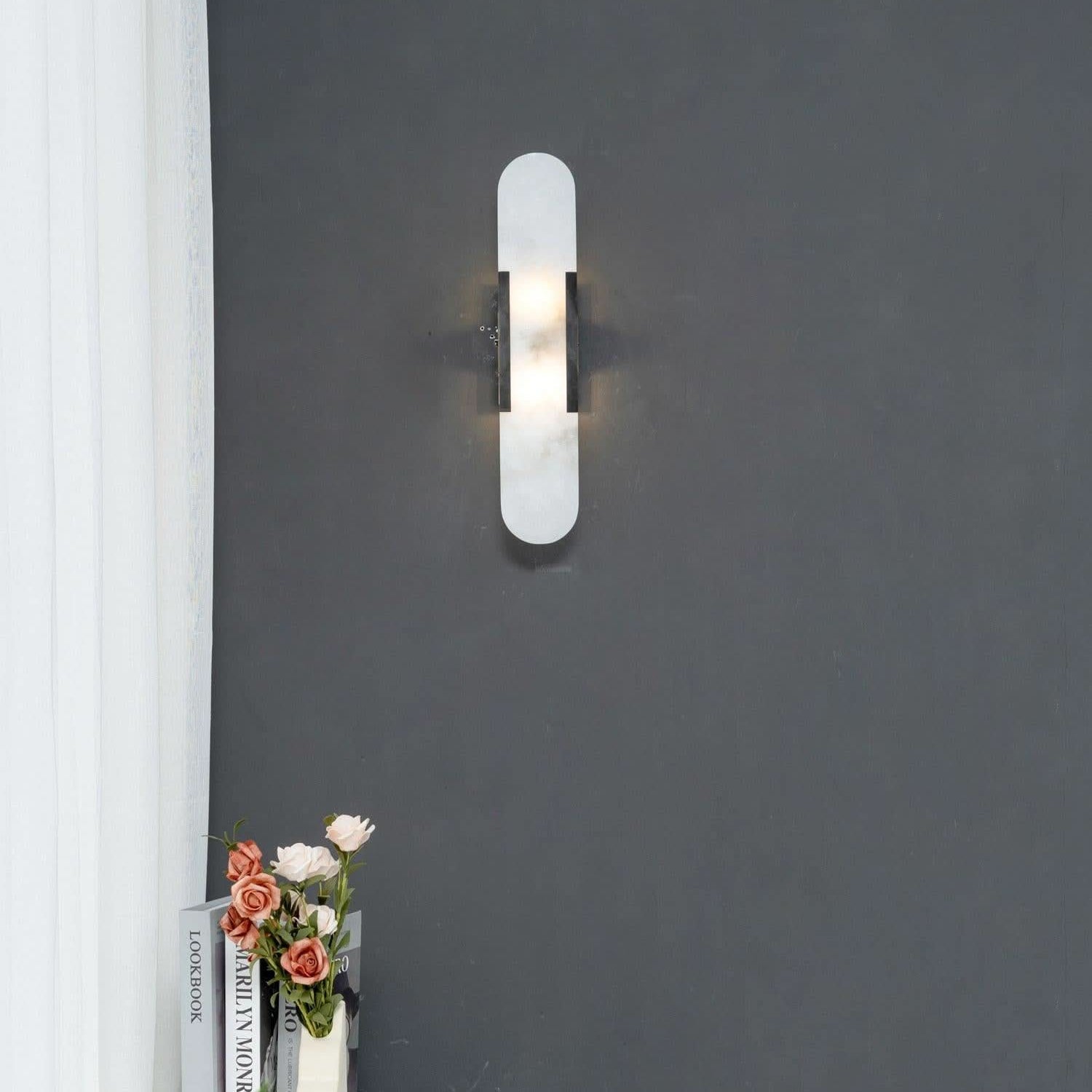 Melange Alabaster Wall Lamp - Luxehomezone