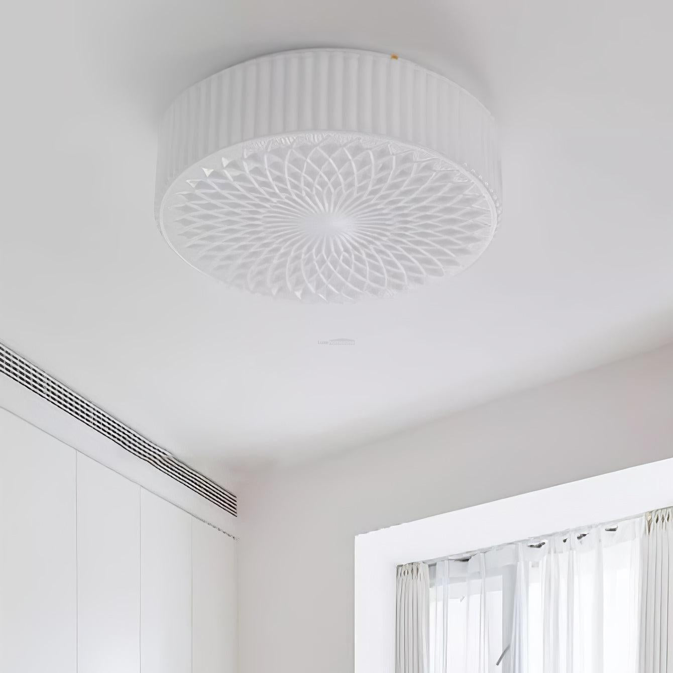 Souffle Ceiling Lamp ∅ 13.8″ - Chloe, Flush Mounts, Optimized-1-Luxehomezone
