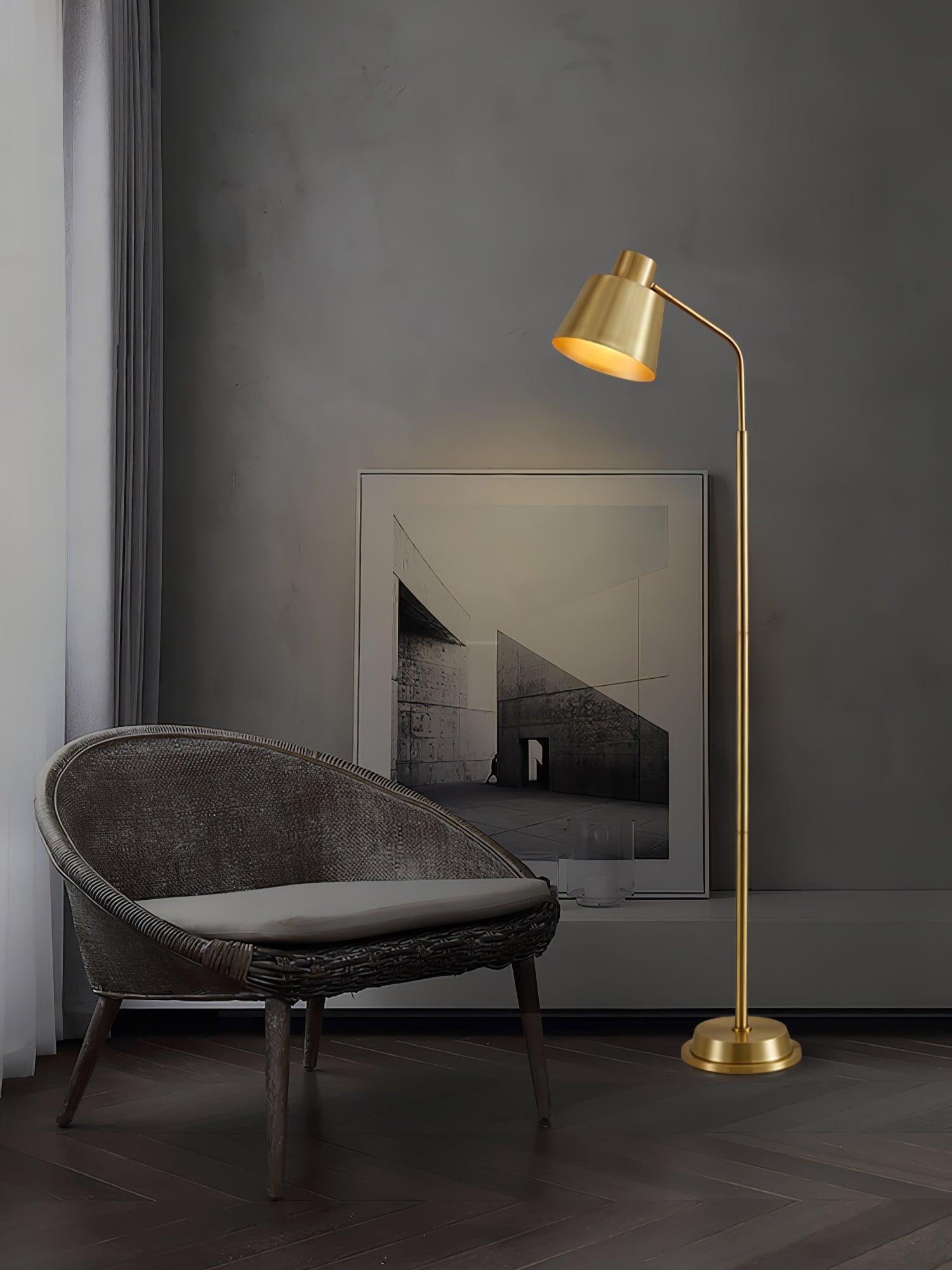 Zeid Floor Lamp W 9.4″ - Geometry-1-Luxehomezone
