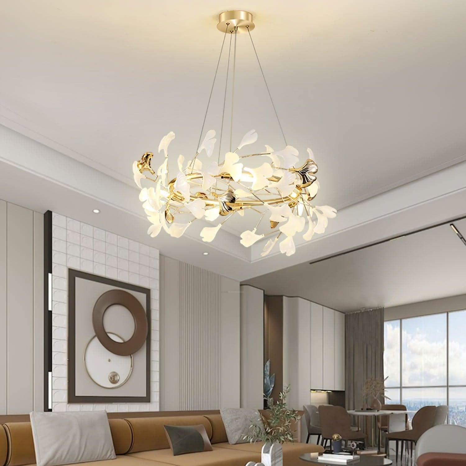 Gingko Chandelier Style U - Luxehomezone