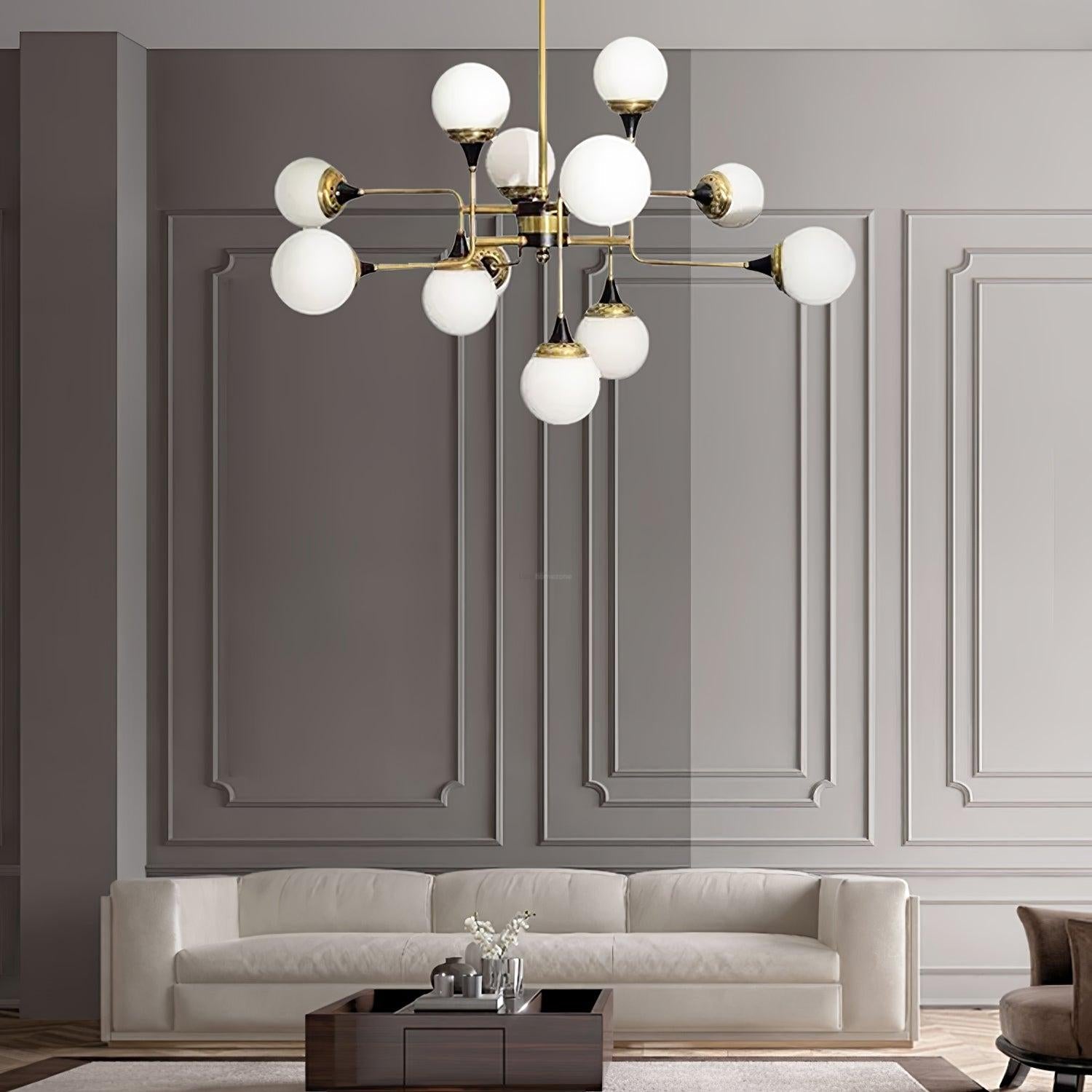 Stilnovo Chandelier with 12/16/24 heads - Frown-1-Luxehomezone