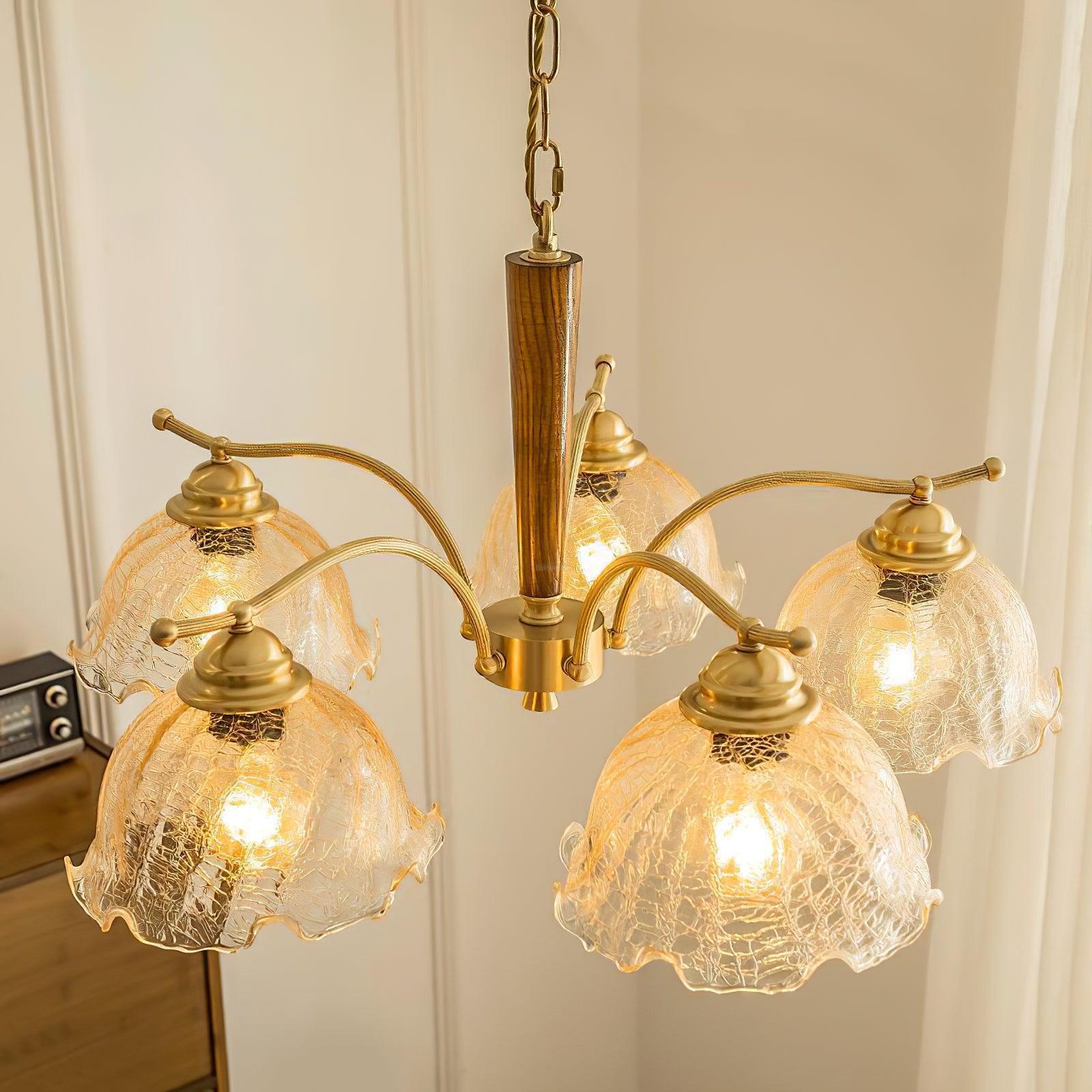 Crack Flower Chandelier ∅ 11.8″ - Luxehomezone