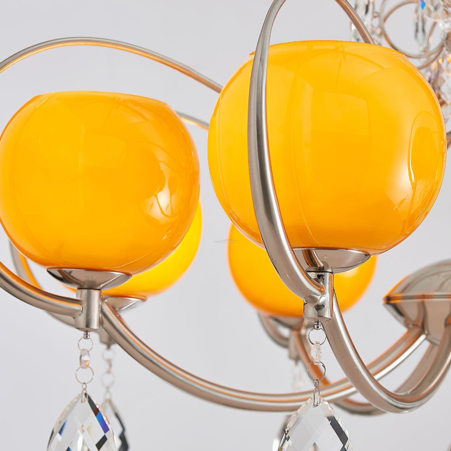 Doria Crystal Chandelier with 6/8/10 heads - Luxehomezone